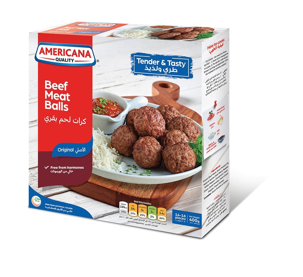 Americana Beef Meatballs 16-Pieces 400 g