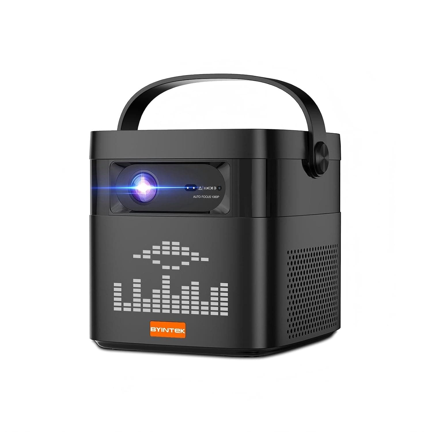 BYINTEK U75 Portable Projector 1080P Full HD, BYINTEK U70 Pro Upgraded Version, Mini Smart Wi-Fi, Android9.0 TV System, 15600mAh Battery, 3D Projector for Home Outdoor Movies Teaching
