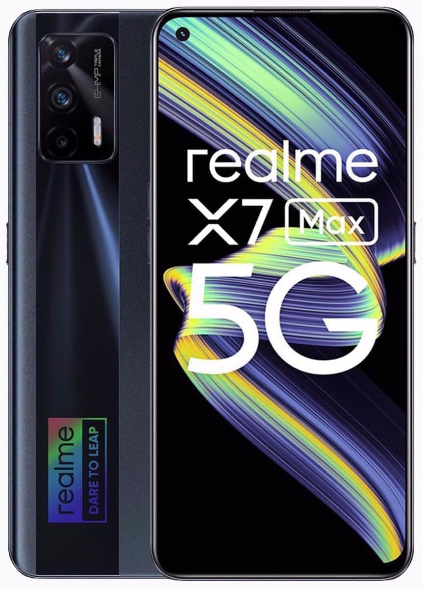 Realme X7 Max Dual-SIM 128GB ROM + 8GB RAM (GSM Only | No CDMA) Factory Unlocked 5G Smartphone (Milky Way) - International Version