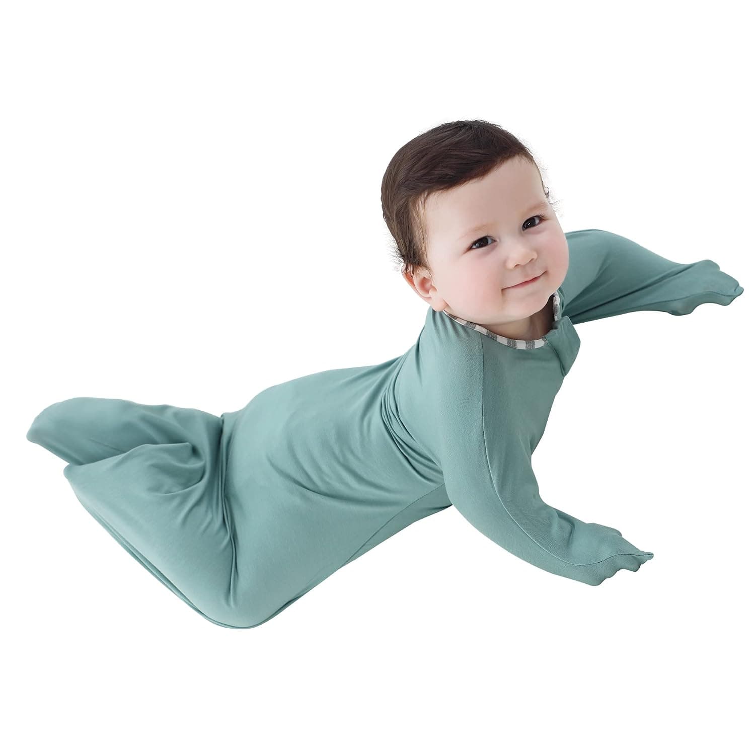 PuppyPaws Baby Sleep Sack Summer, Transition Swaddle, Sleep Sack 6-9 Months, Wearable Blanket Baby with 4-Way Zipper, Swaddles for Newborns, 95% Rayon derived from Bamboo, 5% Spandex