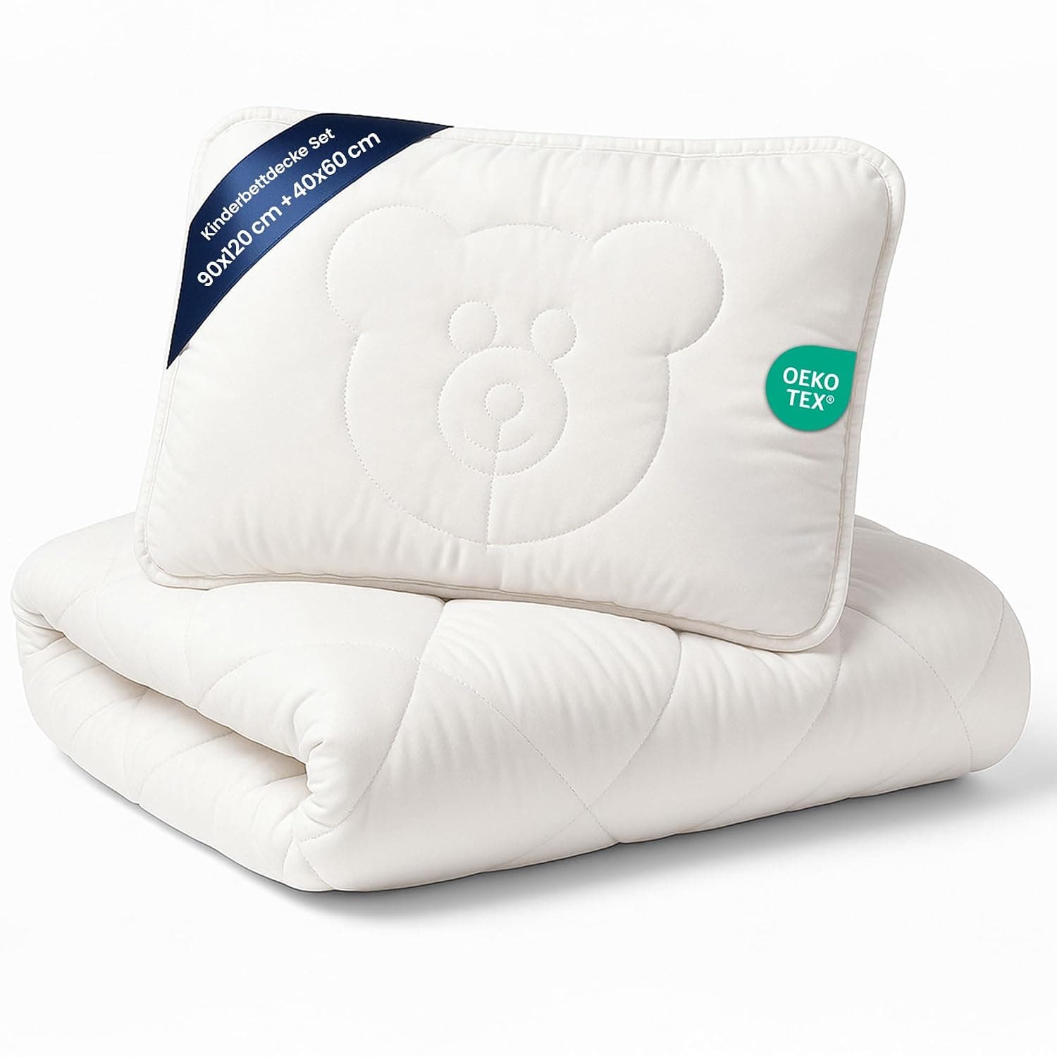 Cot duvet 90x120 cm baby - Soft and breathable bedding for crib and toddler bed Cozy and lightweight filling suitable for all seasons Oeko-Tex certified 90 x 120