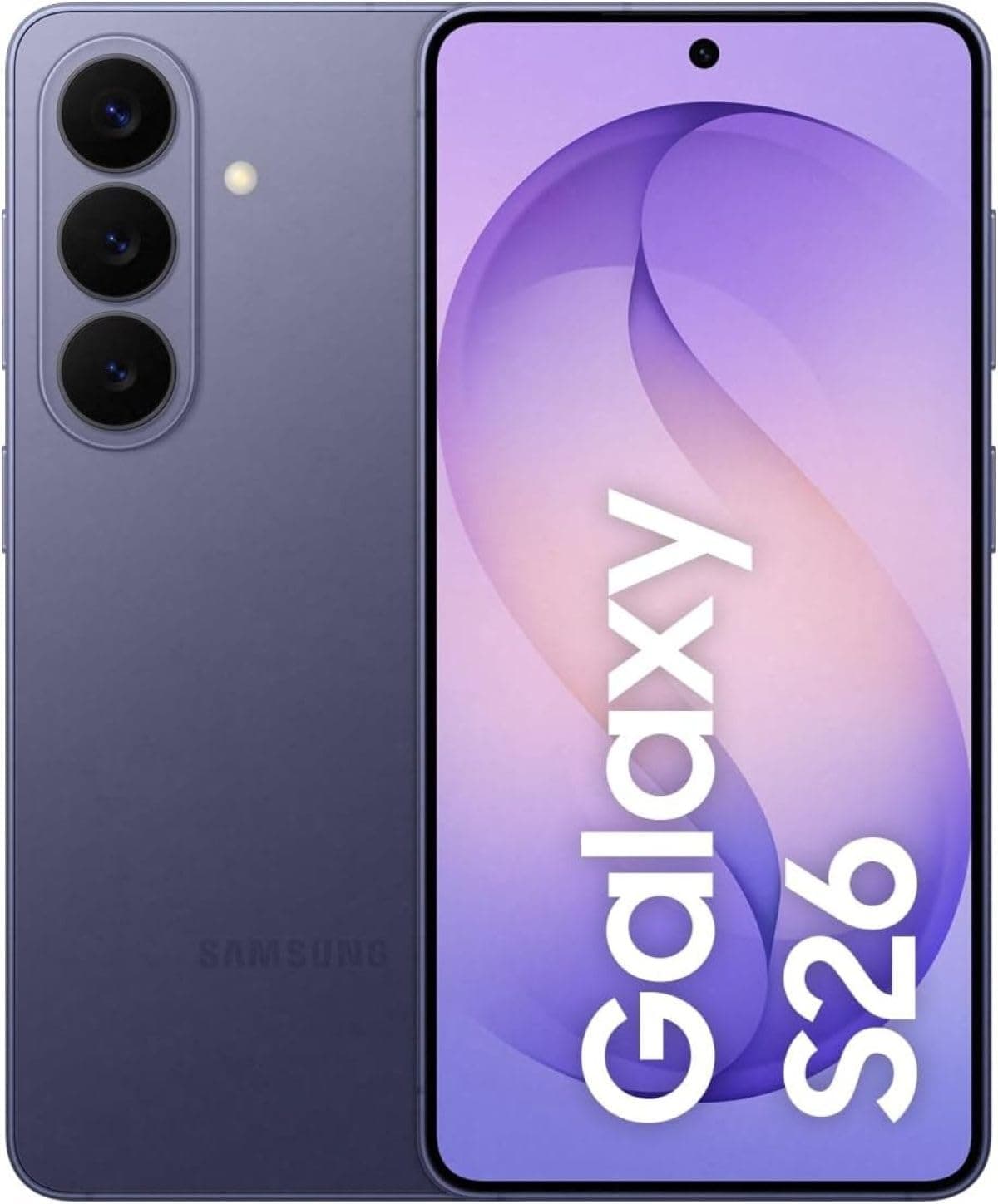 Samsung Galaxy S26 Cobalt Violet, 256GB Storage, AI Phone, 12GB RAM, Customized AP, Photo Assist, 50MP Camera, 4300mAh Battery, (KSA Version)