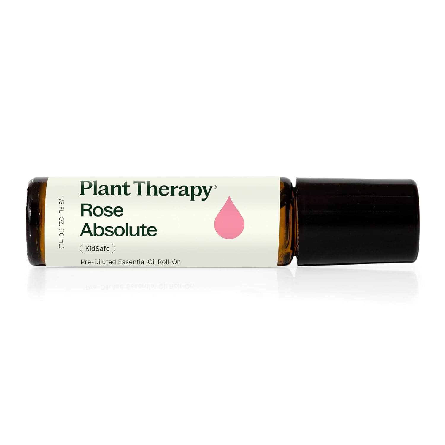 Plant Therapy Rose Absolute Pre-Diluted Essential Oil Perfume Roll-On 10 mL (1/3 oz) 100% Pure, Natural Aromatherapy, Therapeutic Grade | Made with Rose Absolute and Fractionated Coconut Oil; 10 mL (1/3 oz); Great for Perfume & Supporting Emotional Balance