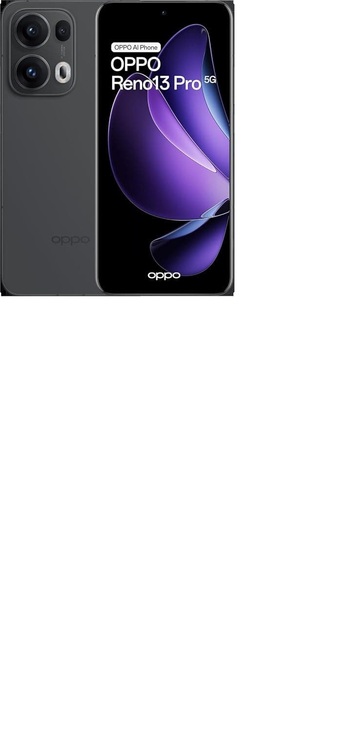 Oppo Reno13 Pro Dual-SIM 512GB ROM + 12GB RAM (GSM Only | No CDMA) Factory Unlocked 5G Smartphone (Graphite Grey) - International Version