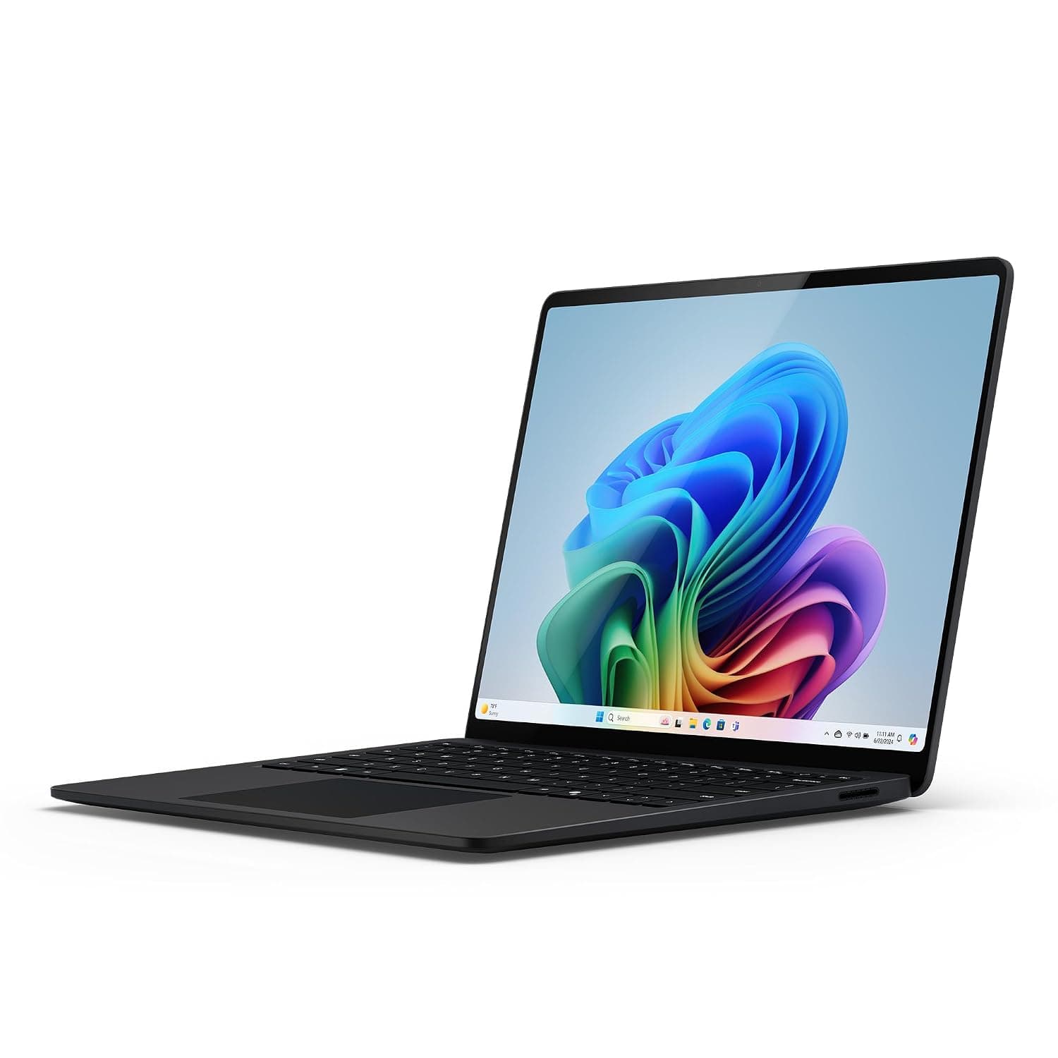 Microsoft Surface Laptop | Copilot+ PC | 13.8" Touchscreen | Snapdragon® X Elite (12 Cores) | 16GB RAM | 512GB SSD | Latest Model, 7th Edition | Black