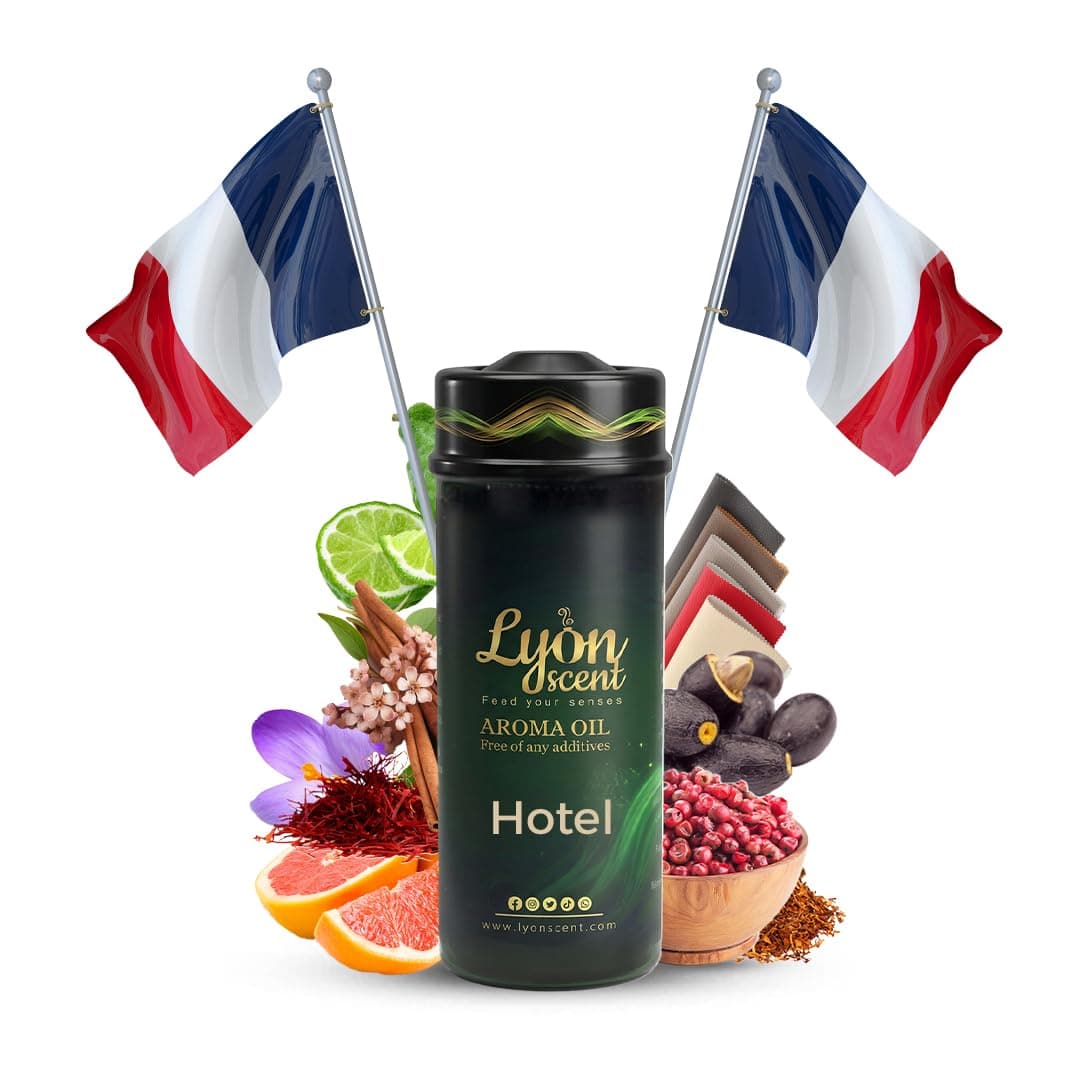 Lyon Scent Hotels Aroma Oil, 100% pure oil, Essential scented oil for Diffuser machines, air freshener oil, Diffuser Aroma refill, Perfume for diffuser,