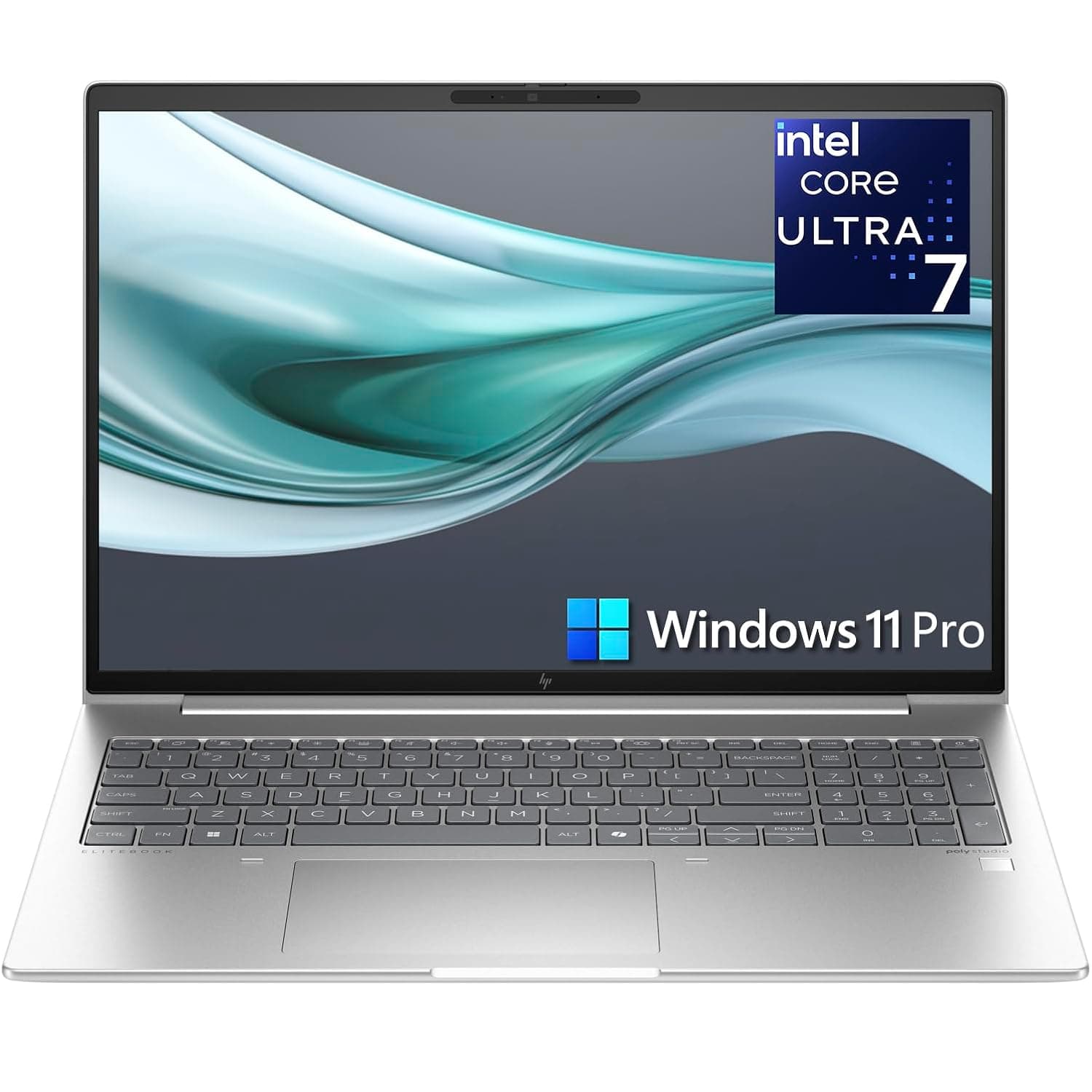 HP EliteBook 6 G1i 16" FHD+ Copilot AI Business Laptop Computer, Intel 12-Core Ultra 7 255U, 16GB DDR5 RAM, 1TB PCIe SSD, WiFi 6E, BT 5.3, 5MP Webcam, Backlit KB, Fingerprint Reader, Windows 11 Pro