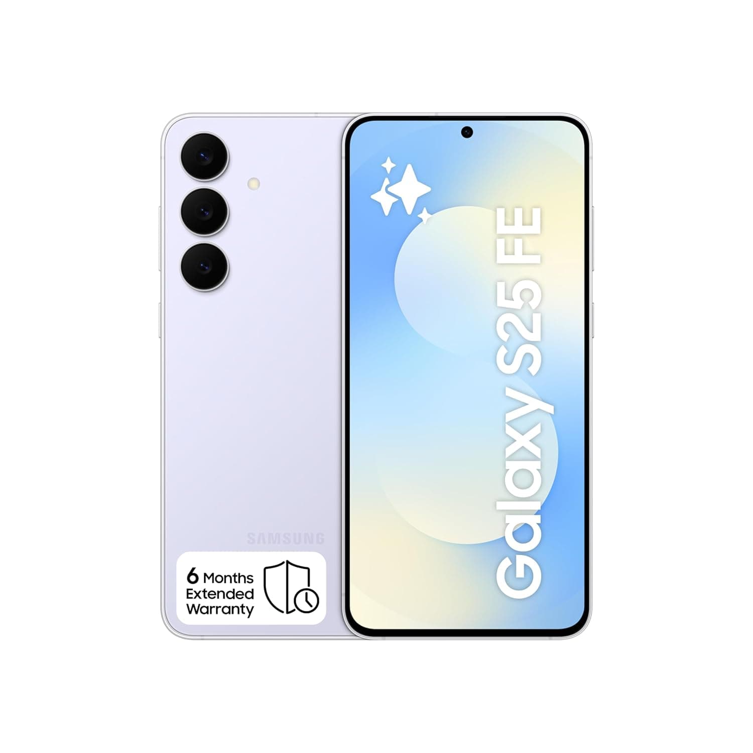 Samsung Galaxy S25 FE AI Phone, Icyblue, 8GB RAM, 256GB Storage, 50MP Camera, 6.7’’ Display, Slim & Lighter Design, Exclusive 6 Months Extended Manufacturer Warranty (KSA Version)