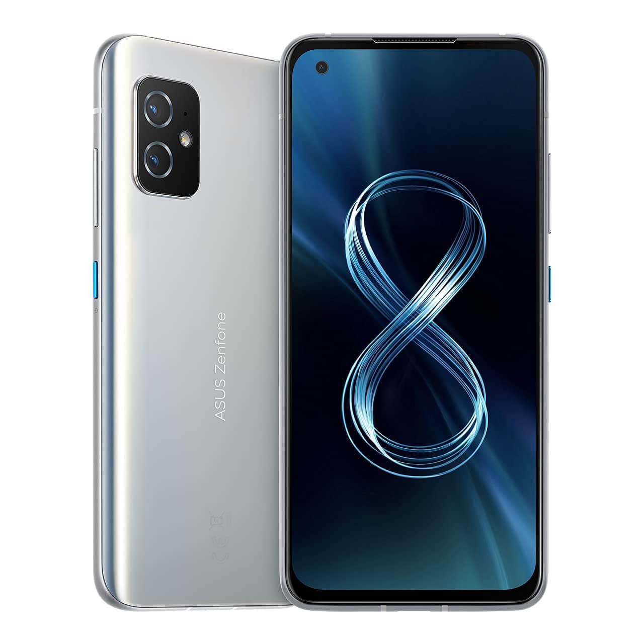 Asus Zenfone 8 5G Dual ZS590KS 256GB 16GB RAM Factory Unlocked (GSM Only | No CDMA - not Compatible with Verizon/Sprint) International Version - White