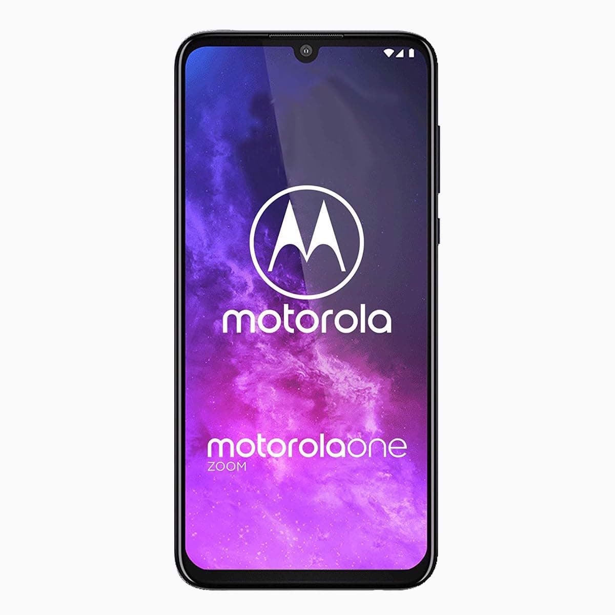 Motorola One Zoom Dual SIM 128GB ROM + 4GB RAM (GSM Only | No CDMA) Factory Unlocked 4G/LTE Smartphone (Cosmic Purple) - International Version
