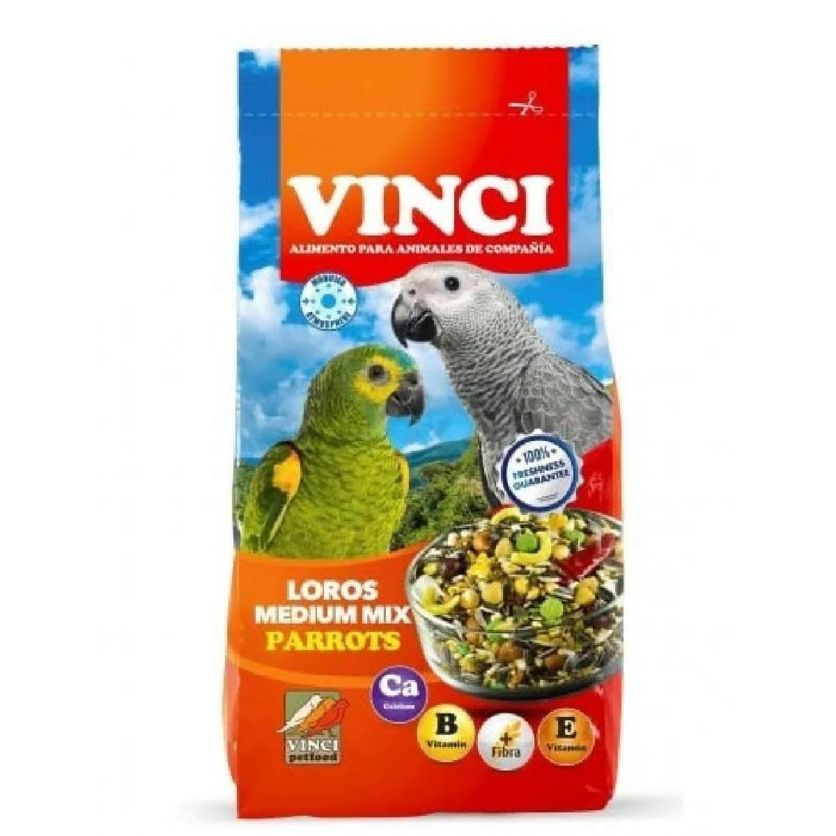 Vinci Parrot Medium Without Hempseed 4 kg Bag