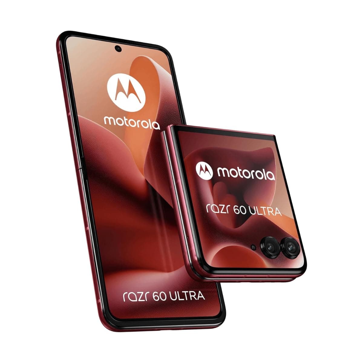 Motorola Razr 60 Ultra DUAL-SIM,512GB ROM + 16GB RAM (GSM Only|No CDMA) Factory Unlocked 5G Smartphone (Pantone Rio Red) - International Version