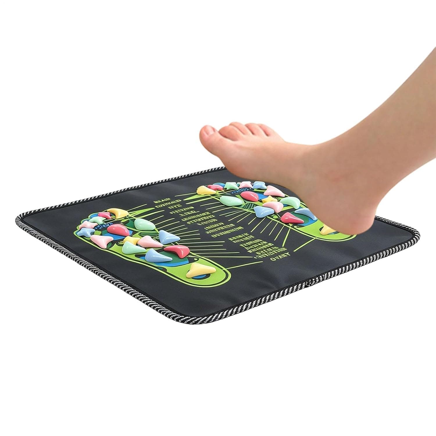 Foot Massage Walk Mat Ergonomic Stylish Relaxation | Walking Massage Point Pad for Feet for Elderly Women Adults Living Room Bedroom Bathroom Dorm Travel