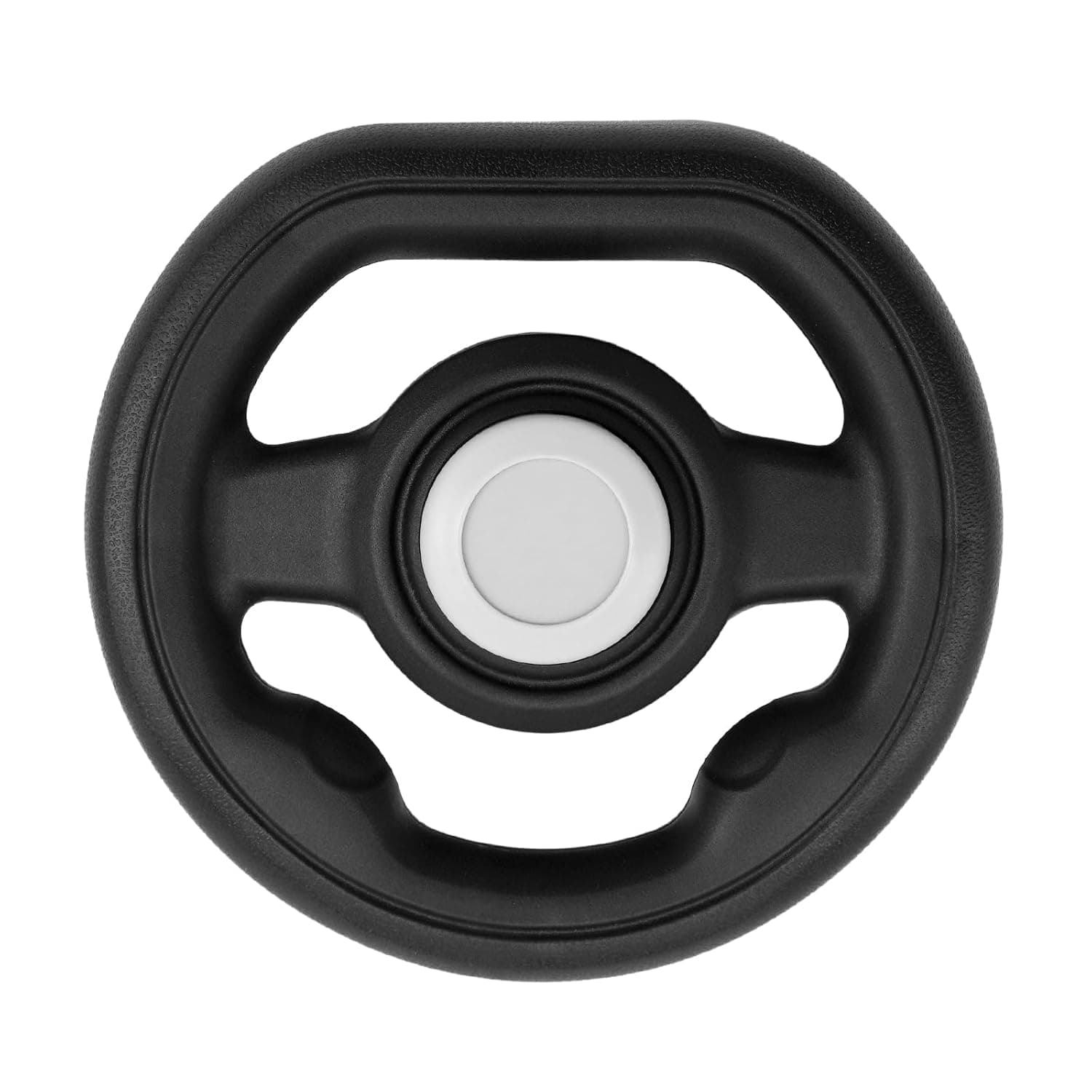 Stroller Steering Wheel Toy Black | Interactive Simulated Steering Wheel for Stroller Shopping Carts Wagon/Shopping Cart Attachment for Kids