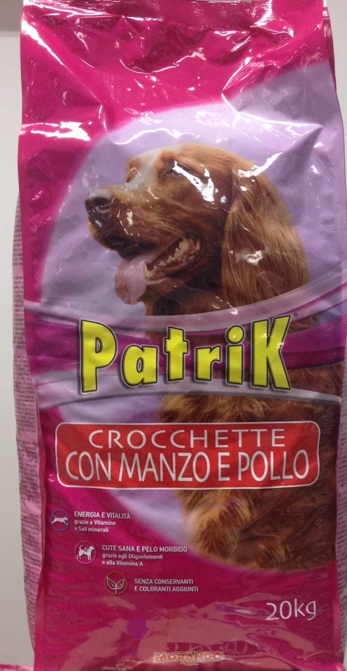 Morando Patrik Crocchette Dry Dog Food With Beef And Chicken 20 Kg