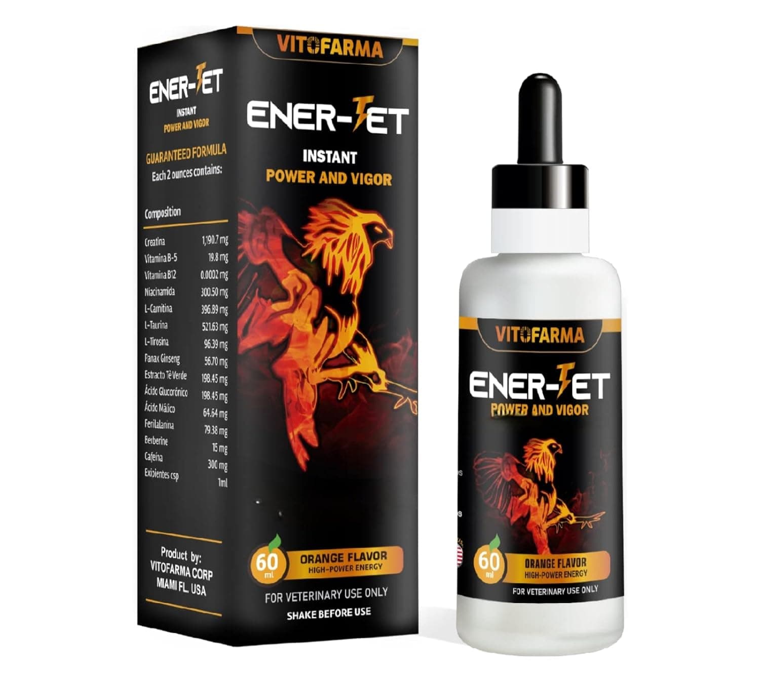 Ener-Jet Energy Booster for Rooster Natural Multivitamin - Liquid 60 ml