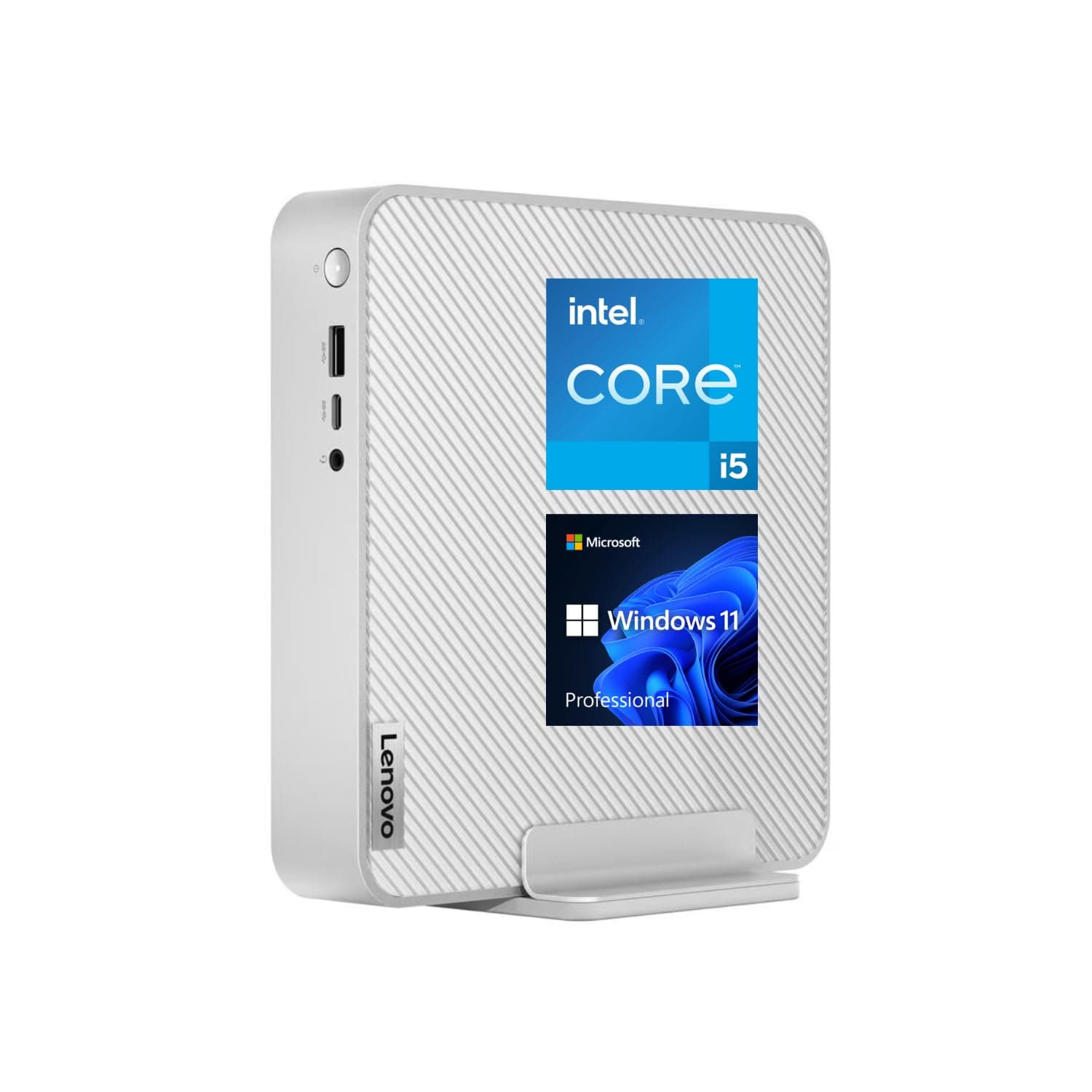Lenovo IdeaCentre Business Mini Desktop, 13th Gen Intel i5-13500H, 16GB RAM, 512GB PCIe M.2 SSD, RJ-45, HDMI, Wi-Fi 6, Bluetooth, Windows 11 Pro, Grey