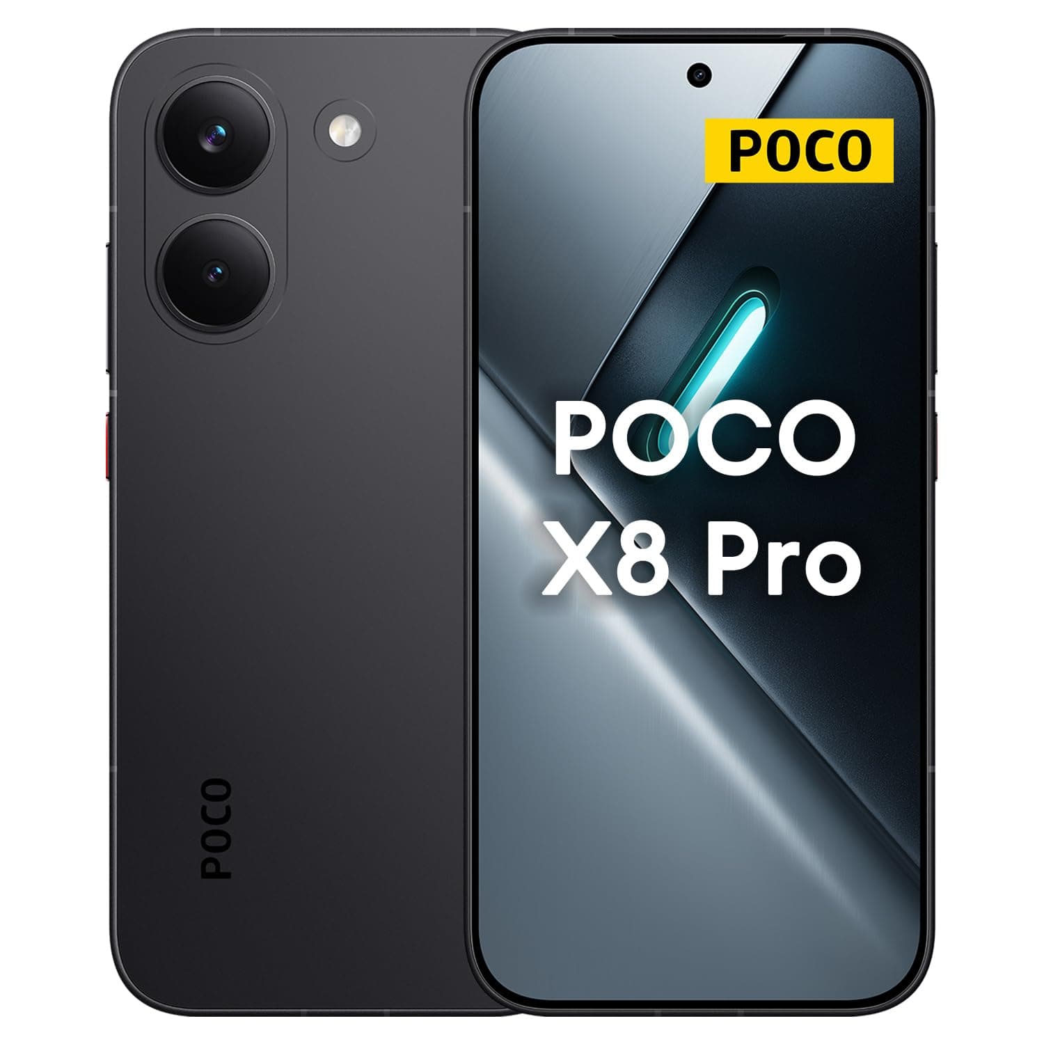 Xiaomi Poco X8 Pro Dual-SIM 512GB ROM + 12GB RAM (GSM Only | No CDMA) Factory Unlocked 5G Smartphone (Black) - International Version