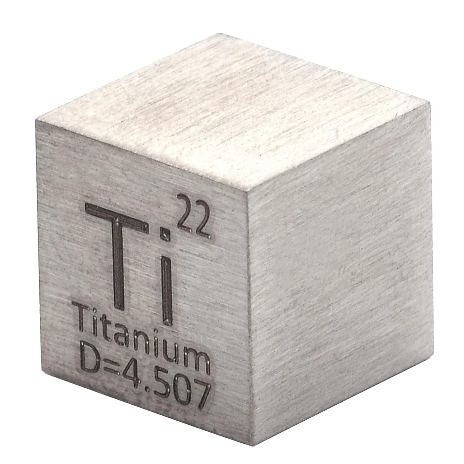 10 mm Titanium Metal Cube 99.99% Pure for Lab Experiment Material, Personal Hobbies and Collection