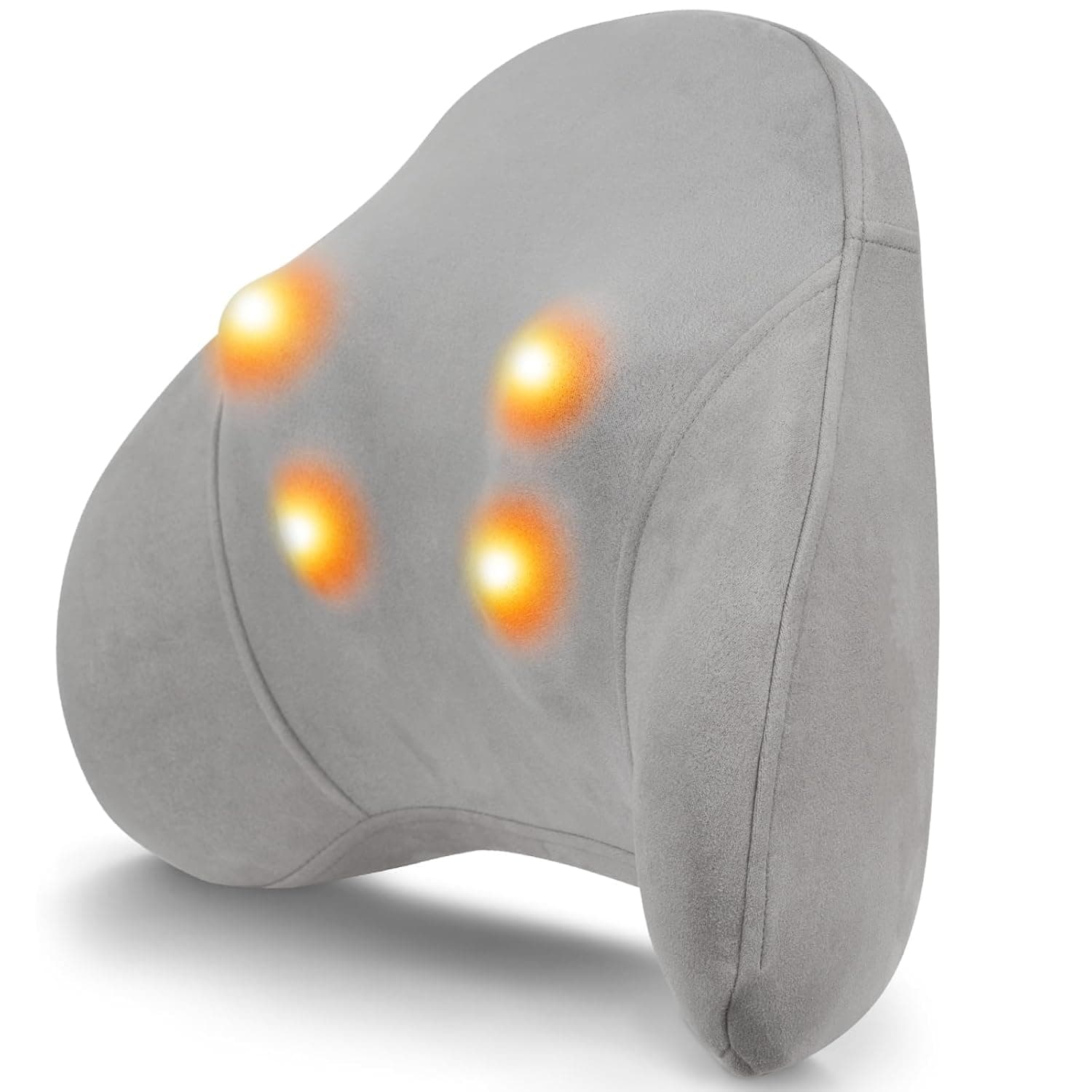 BIBIRE Shiatsu Massage Pillow with Warmth - Neck Massager & Back Massager Portable - Muscle Relaxation for Neck, Shoulders, Back, Abdomen, Legs - Ideal for Home, Office and Car