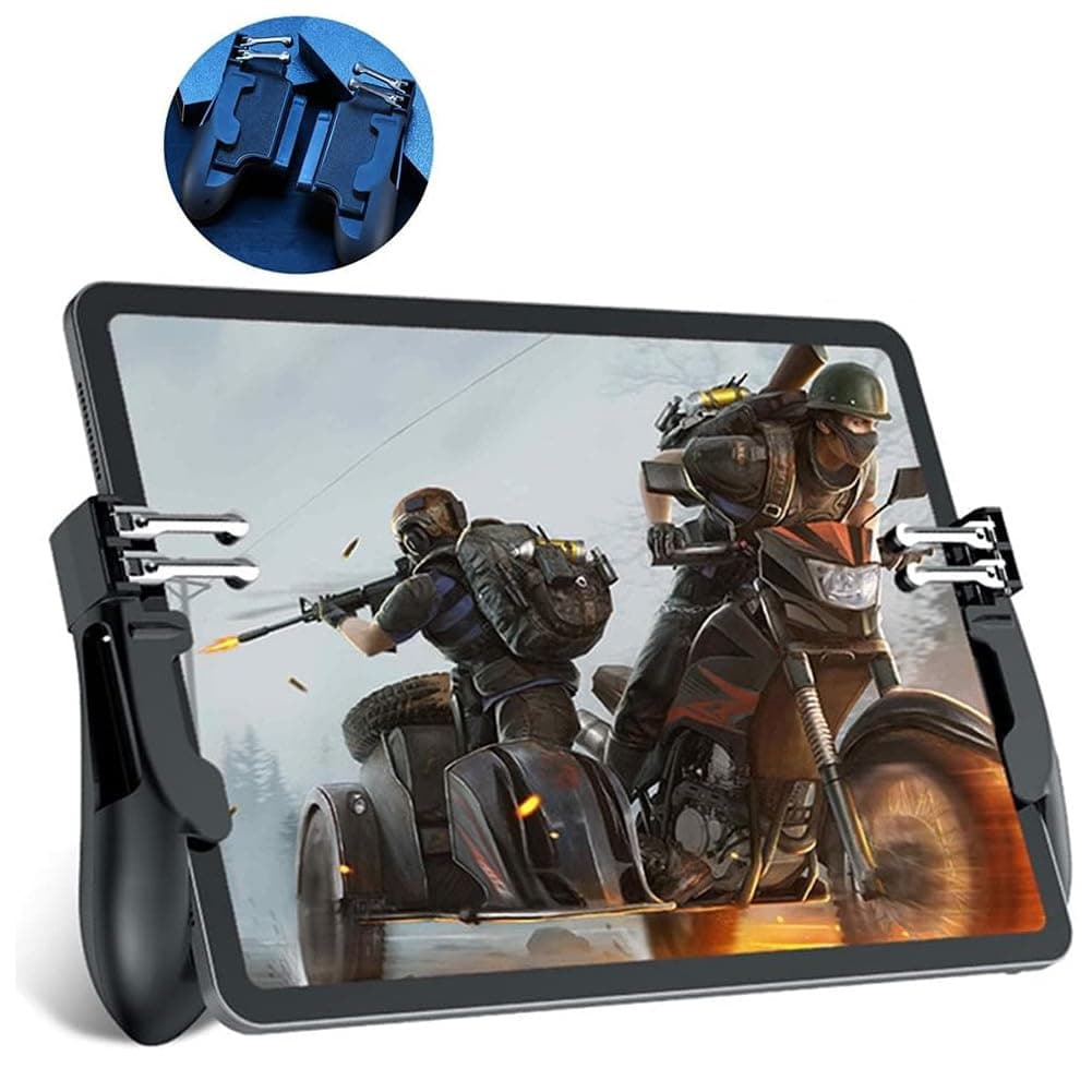 Arabest Mobile Game Controller for iPad - Six Finger Gamepad With Sensitive Shoot Aim Trigger, Button for PUBG/Knives Out, Tablet and Smartphones