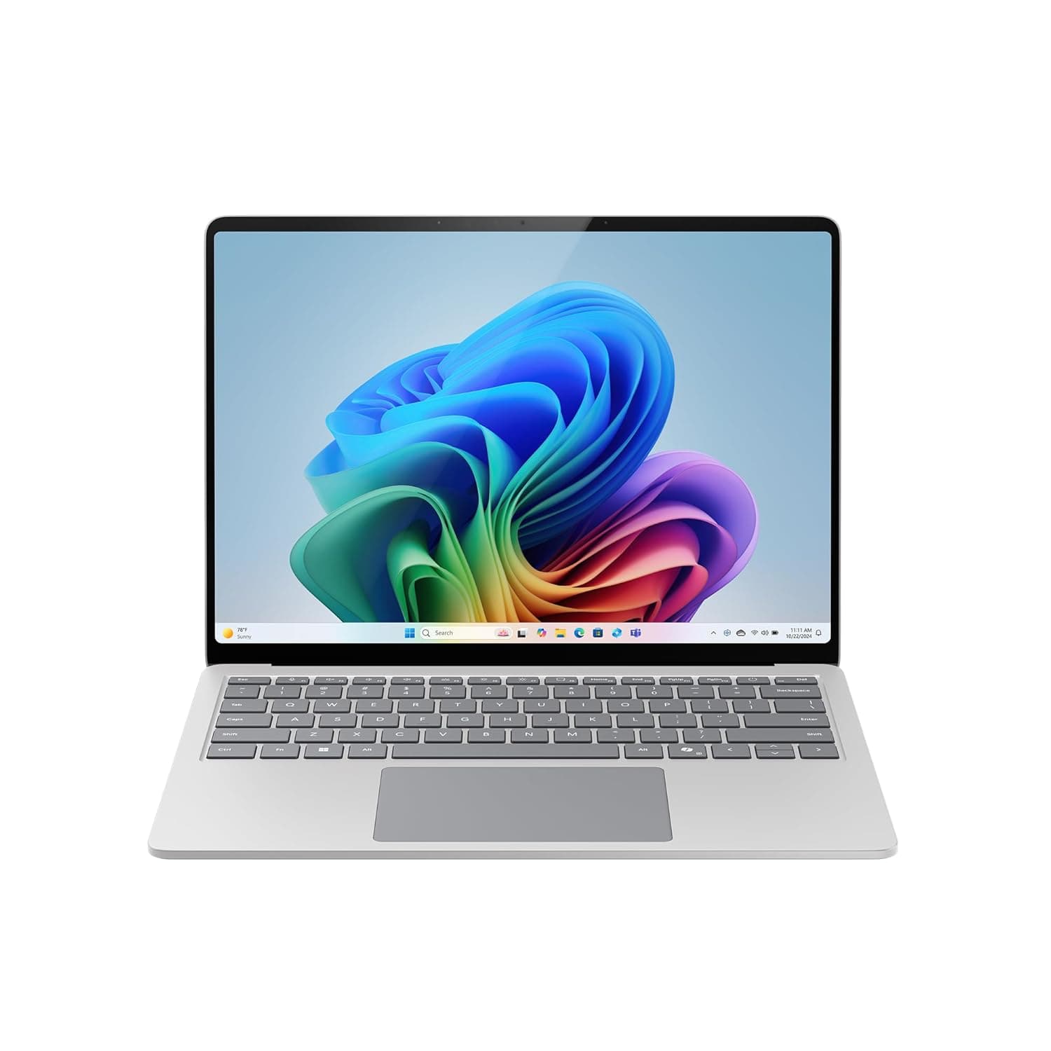 Microsoft Surface Laptop 13" (Latest Version) | 8 Core | Copilot+PC | Snapdragon X Plus |16GB RAM | 512GB SSD | Platinum | KSA Version | English/Arabic Keyboard