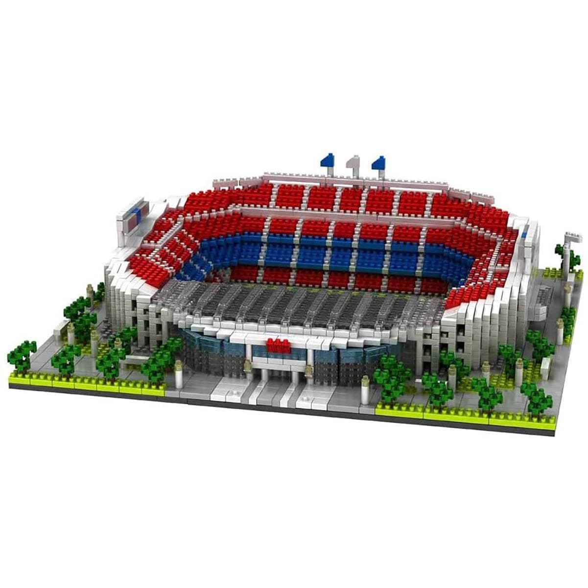 3D Mini Blocks Camp Nou Football Field 3500Pcs+ Nano Building Blocks Kits Child Construction Educational DIY Toy Gifts 3500PCS