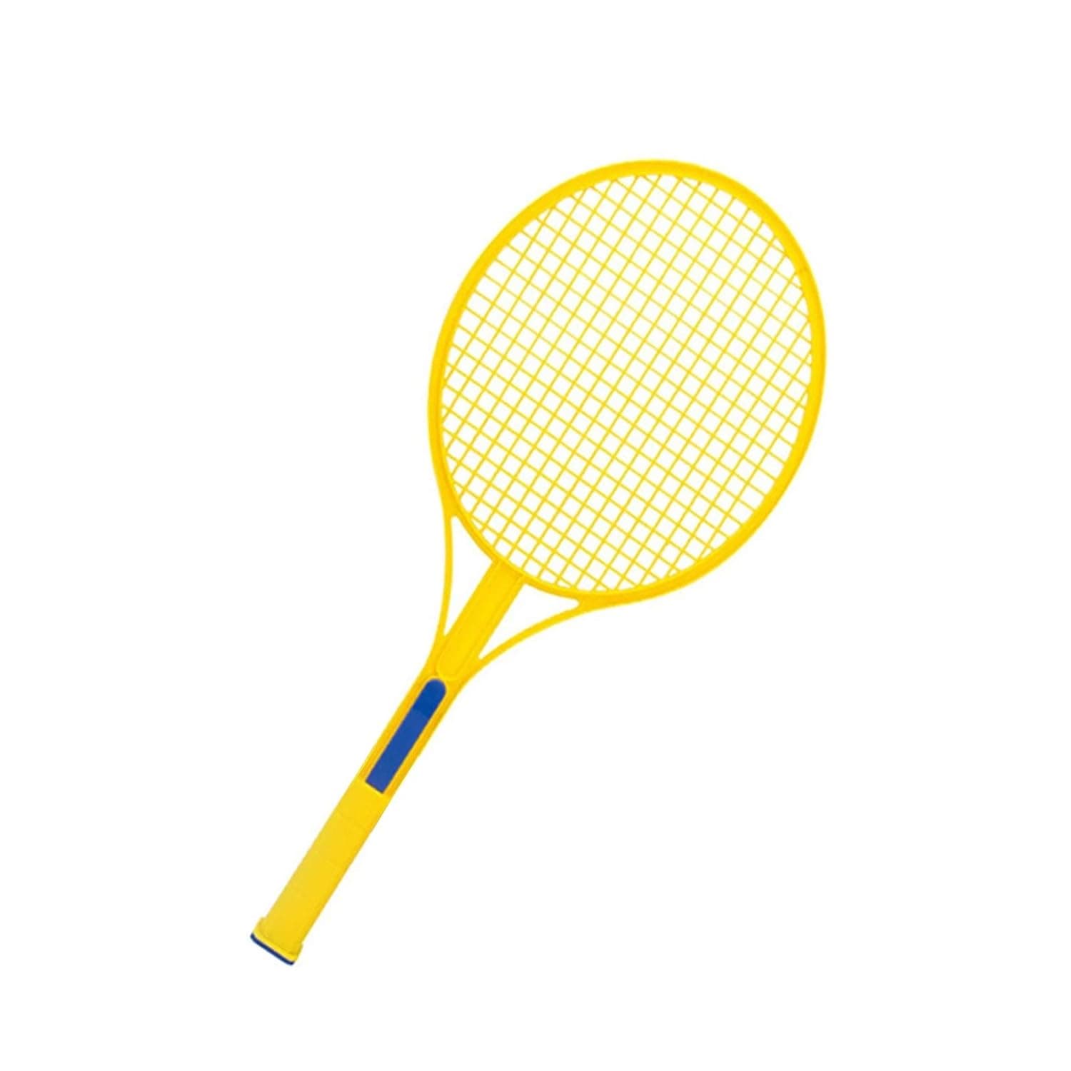 Badminton Racket Portable Parent-child Sports Badminton Racket Badminton Tennis Suit Outdoor for Casual Entertainment (Color : Yellow, Size : 49.5x21.5cm)