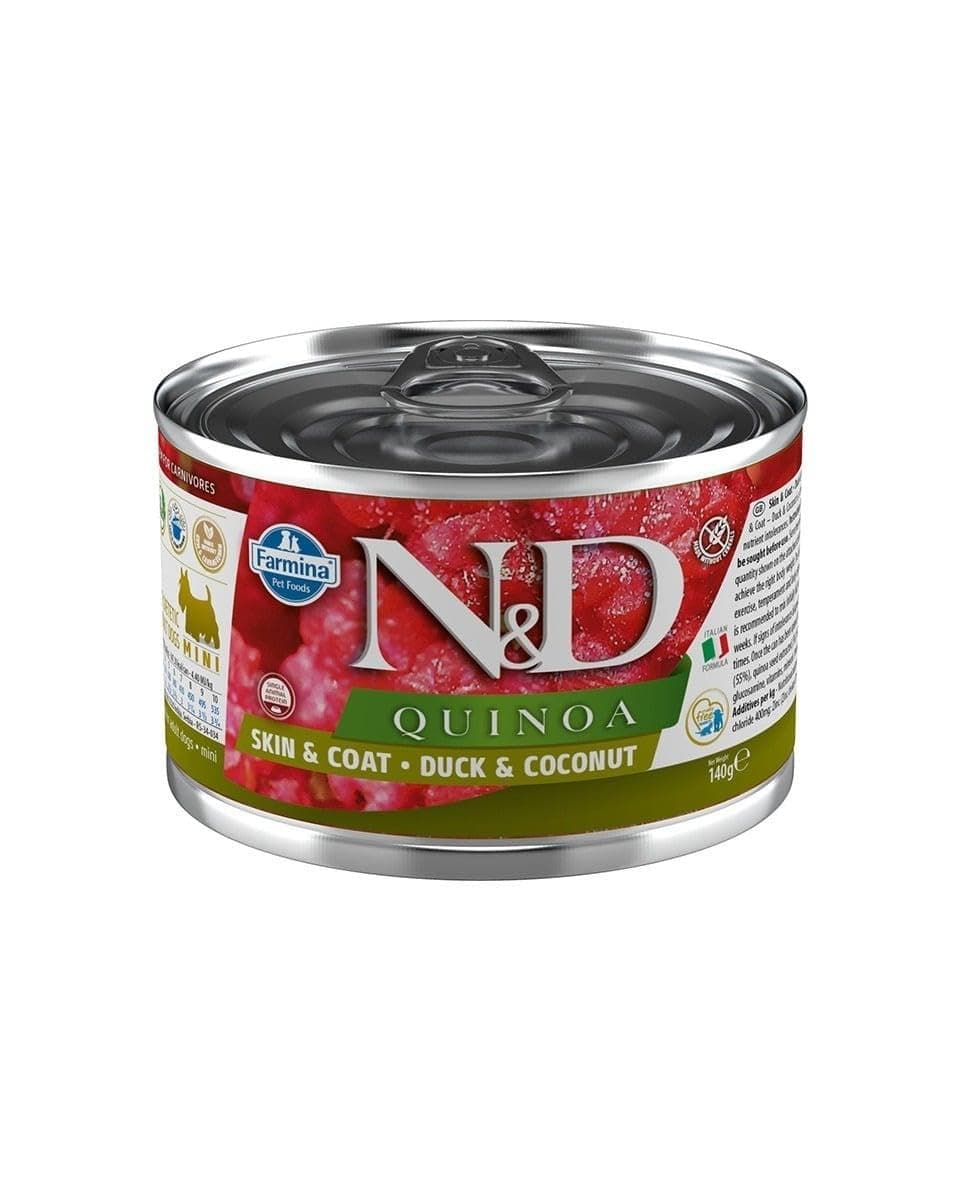 Farmina N&D Dog Wet Food Quinoa, Duck & Coconut for Adults – 6×140 g