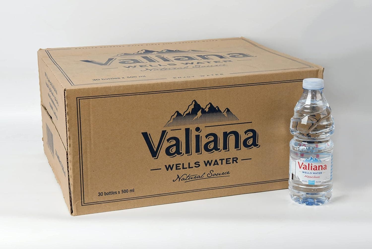 Valiana Bottled Drinking Water - 30 X 500 ml