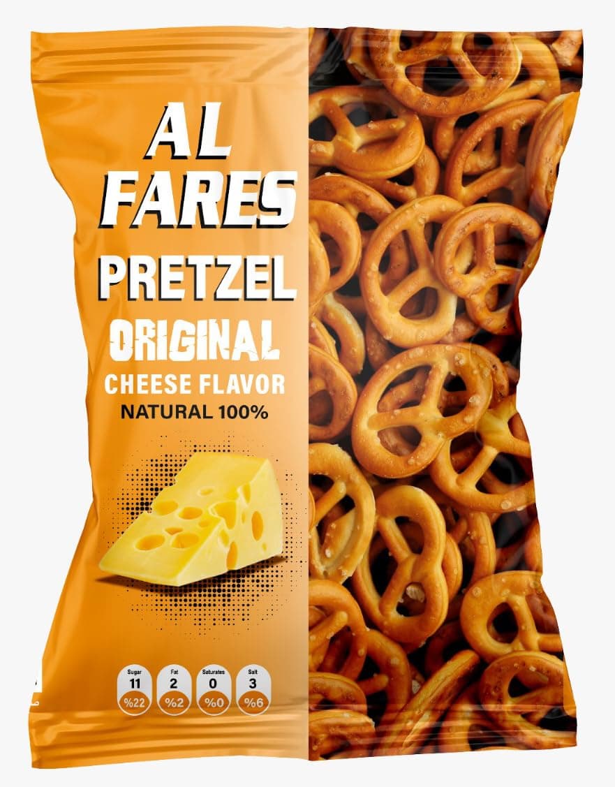 Al Fares Original Cheese Flavor Pretzel 120 g