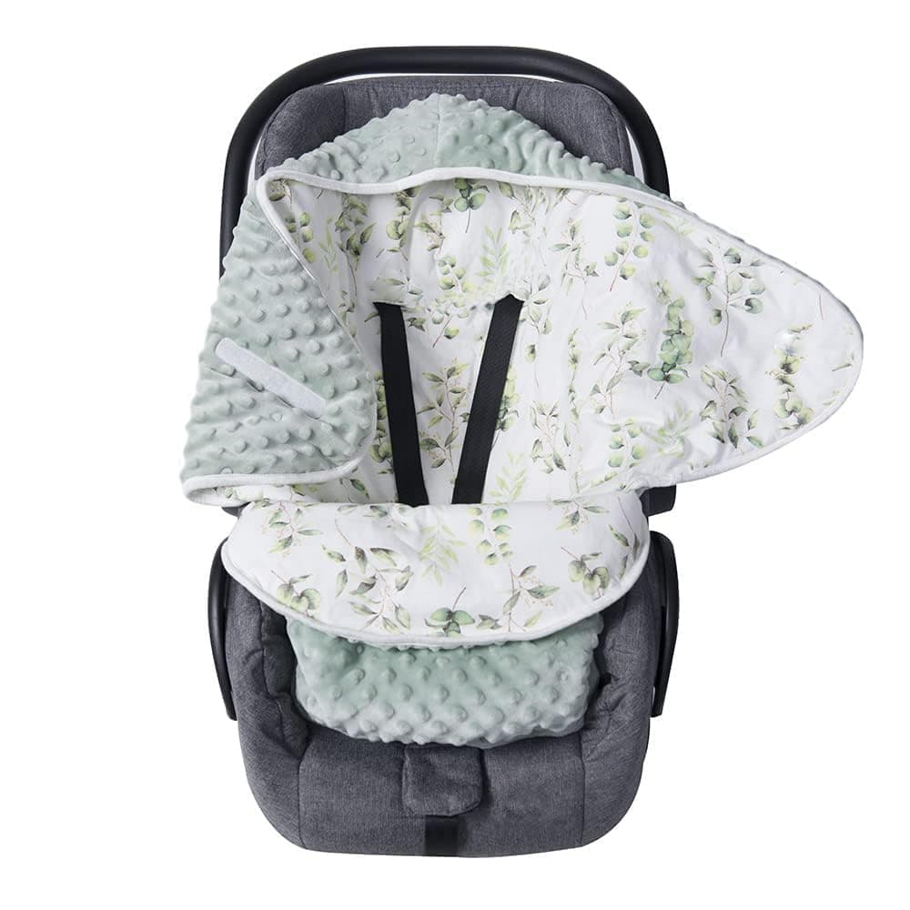 Baby Blanket Swaddle Wrap forStroller, Winter Newborn Swaddle Blankets Wrap, Toddler Infant Soft Thick Baby Wraps Warm Receiving Blankets 6-12 Months (Leaves)