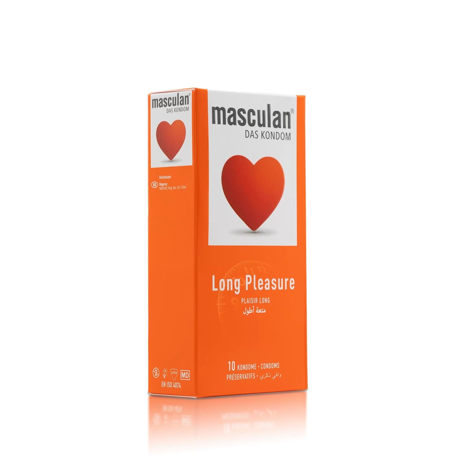 Masculan Long Pleasure Condoms 10-Pieces