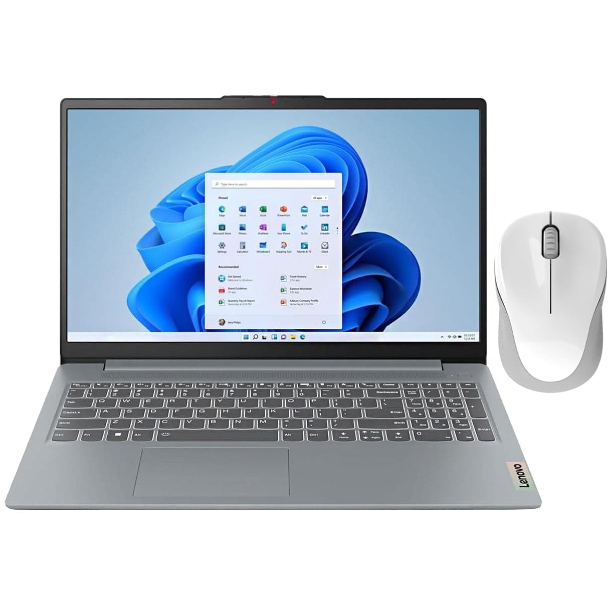 Lenovo Laptop IdeaPad Slim 3 Intel Core i7 1355U 16GB RAM 1TB SSD 15.6" Windows 11 Home + Mouse DXT Keyboard in Spanish Guarantee Mexico