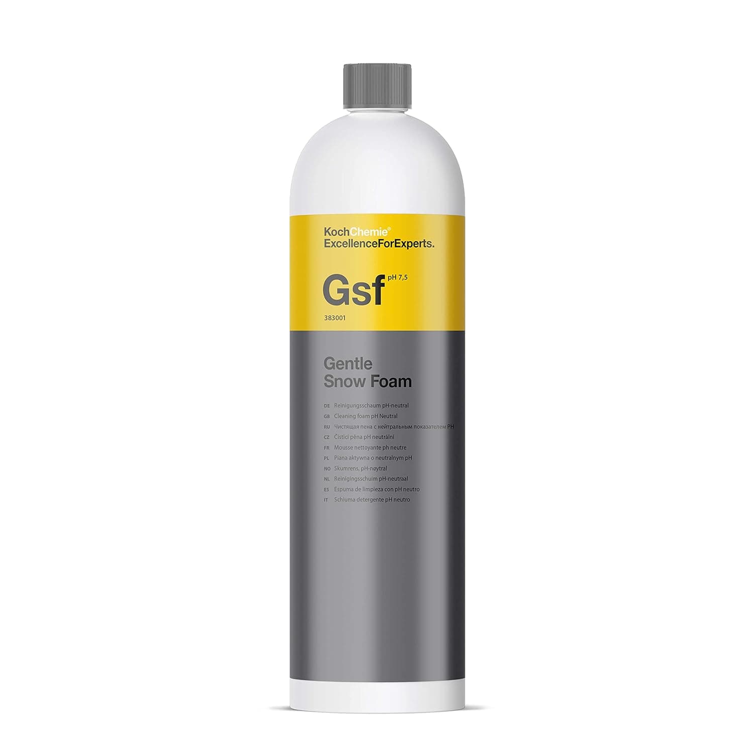 Coach Chemie - Gentle Snow Foam - PH Neutral Pre-Clean; Works with Foam Cannons and Sprayers; Hand Wash Shampoo; Safe on Existing Wax and Sealed Surfaces; Unique Cherry Fragrance (1 Litre)