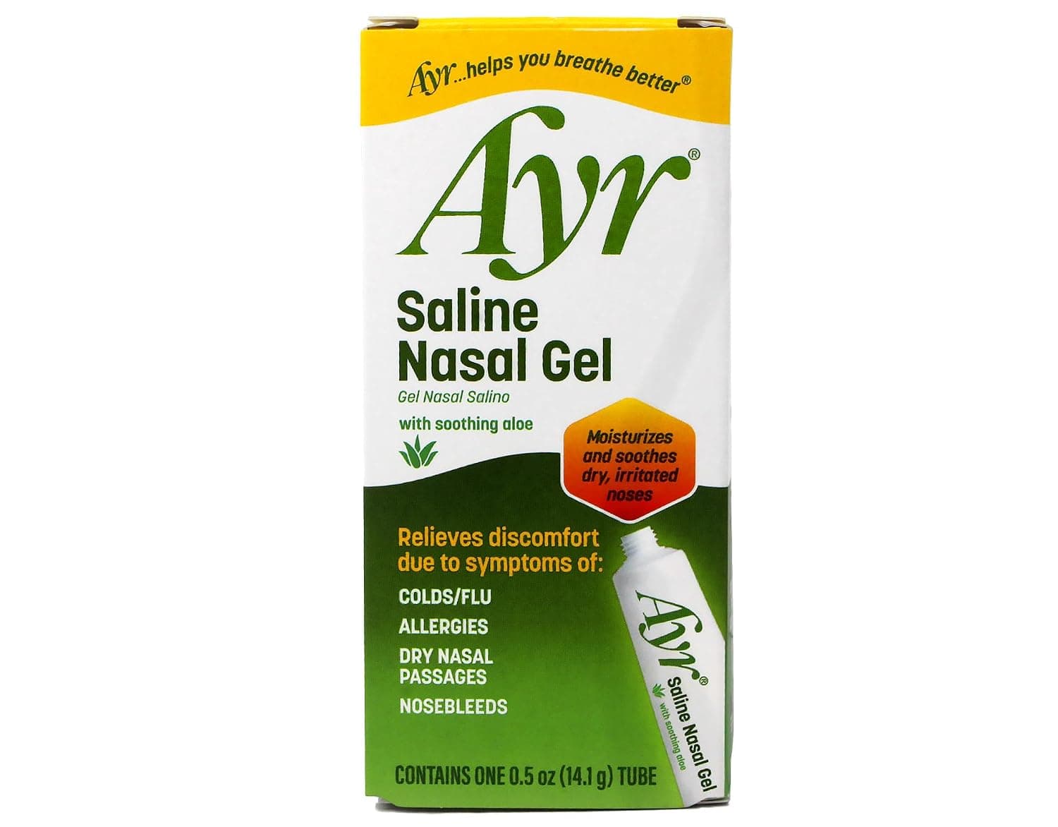 Ayr Saline Nasal Gel With Aloe .5 Oz