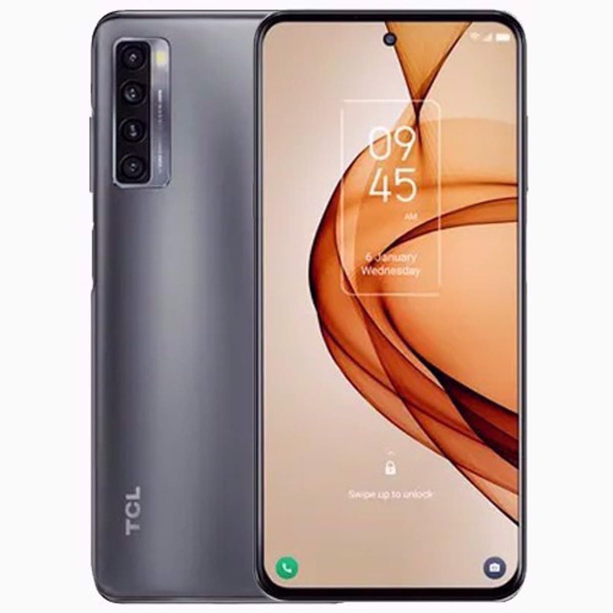 TCL 20 L+ DUAL-SIM 256GB ROM + 6GB RAM (GSM Only | No CDMA) Factory Unlocked 4G/LTE Smartphone (Eclipse Black) - International Version
