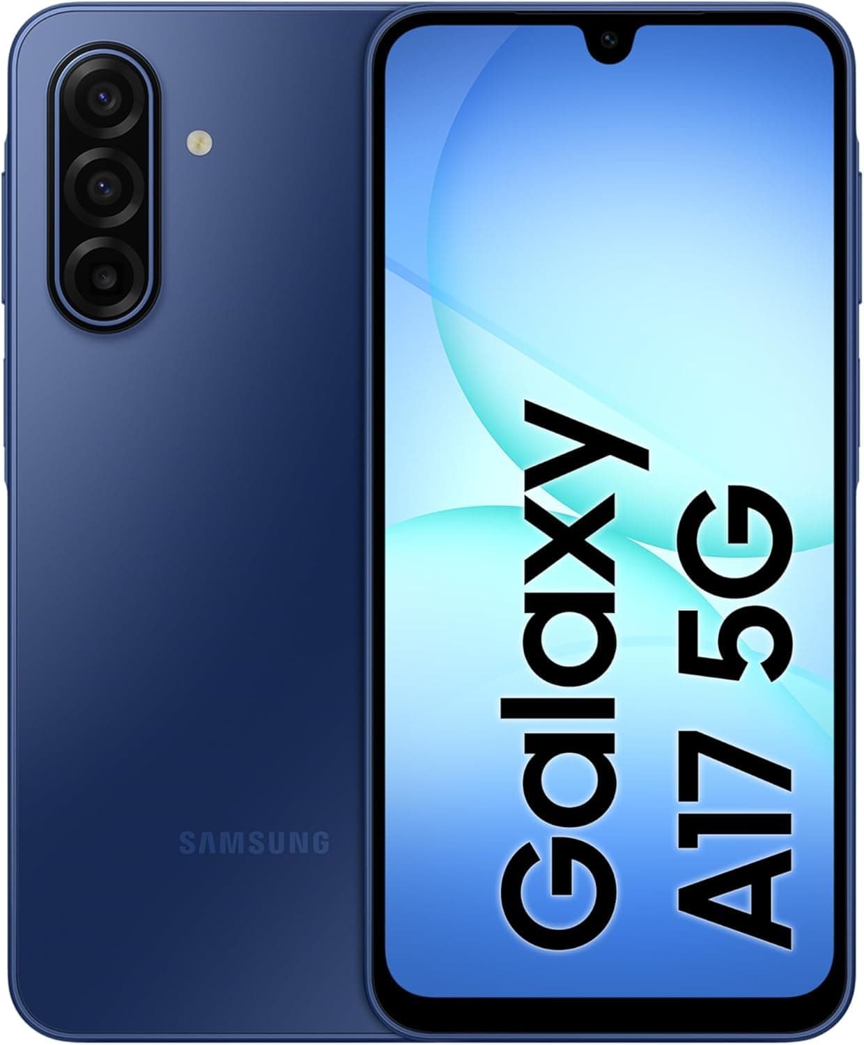 Samsung Galaxy A17 5G Smartphone | 6.7" Super AMOLED 90Hz Display | 50MP OIS Triple Camera | Exynos 1330 | 5000mAh Battery | Android 15 One UI 7 | 8GB RAM 256GB Storage | 25W Fast Chargin (Blue)