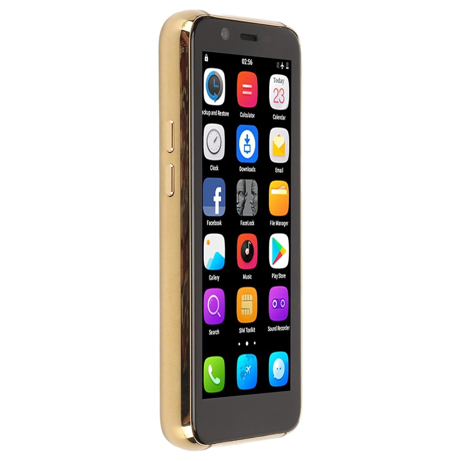 Small Phone, 8 MP Mini Smartphone Quad Core 3GB 32GB Space Saving for Communication(Green)