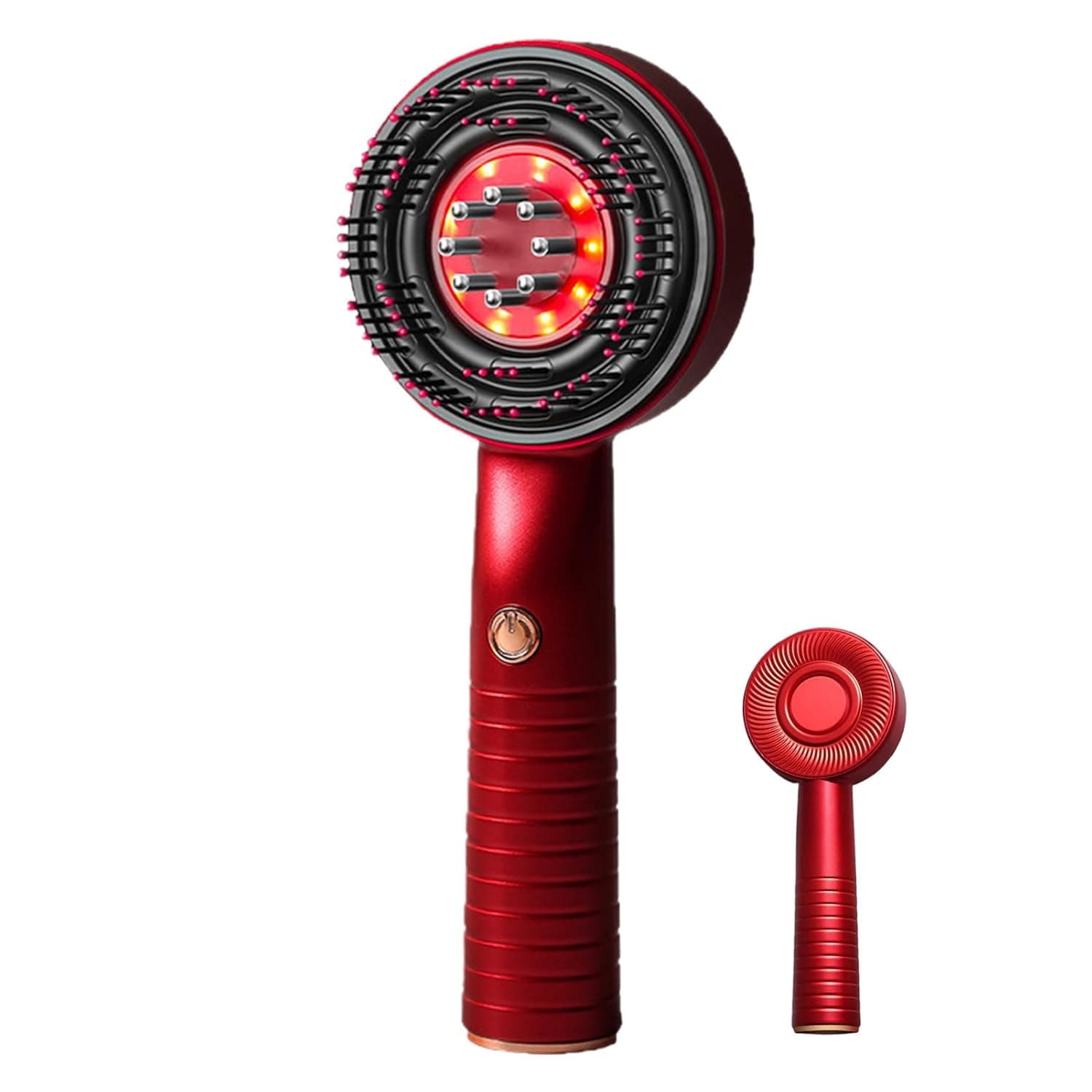Red Light Scalp Massager, Hair Massage Comb Oil Applicator, Electric Scalp Massage Brush, for Women Home Apartment Dorm Travel
