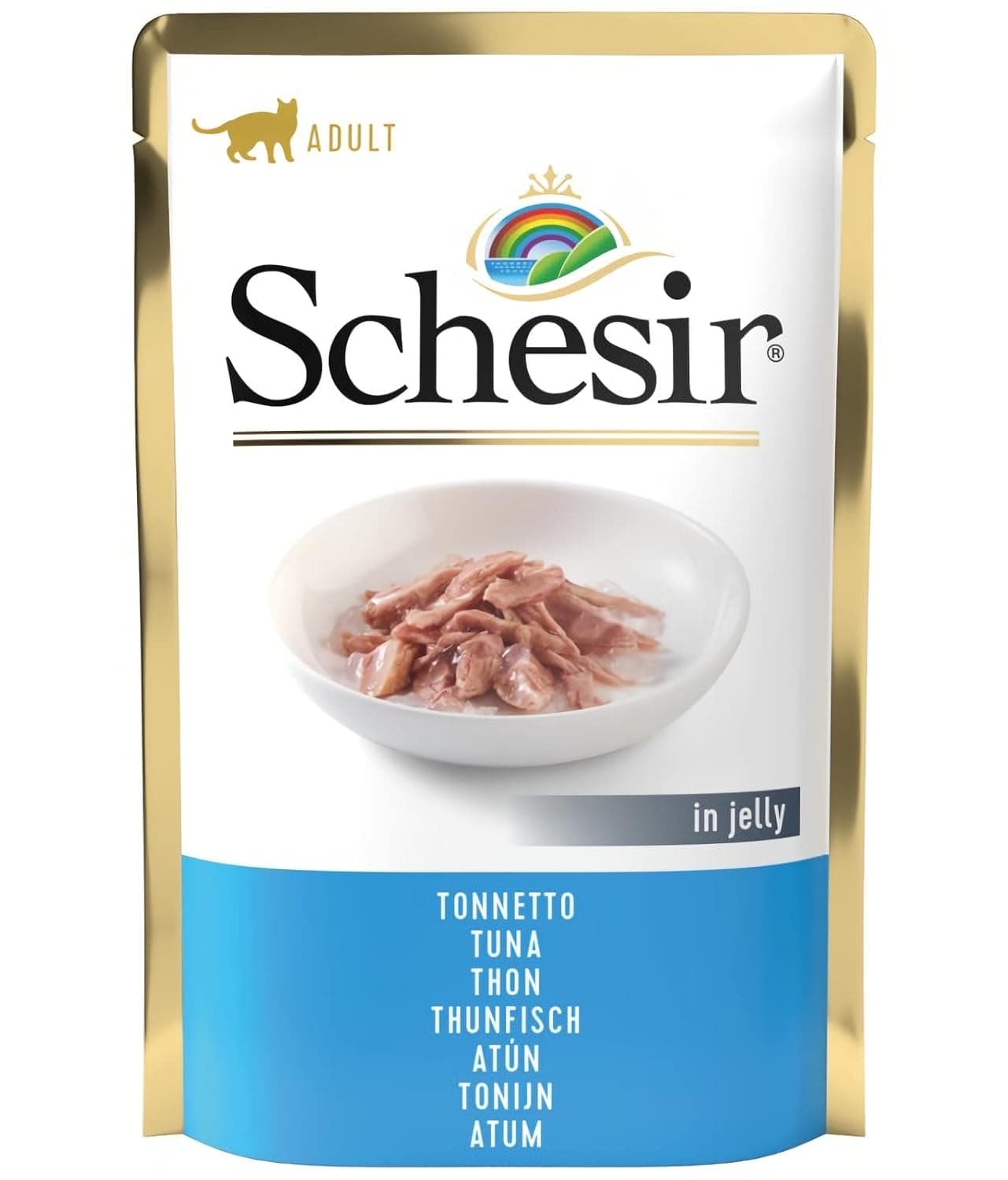 SCHESIR CAT POCH JELLY TUNA 85G