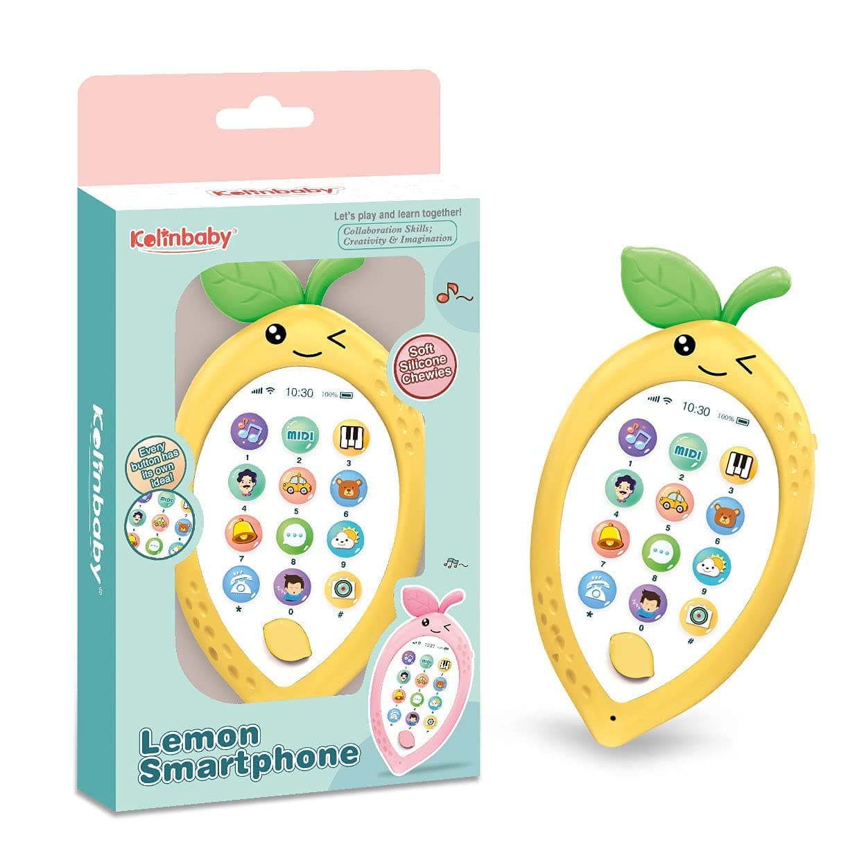 Baby Cell Phone Toys, Baby Toys 12-18 Months My First Learning Baby Phone Toy, Musical Cell Phone Toy for Baby Toddler Kids Learning Educational Mobile Phone Toys Gifts