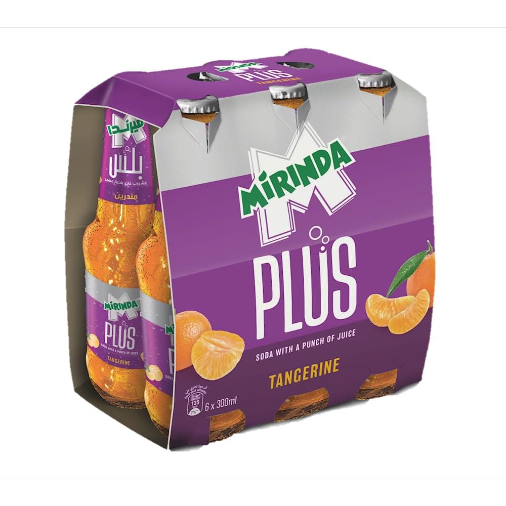 Mirinda Plus Tangerine Soft Drink, 300 ml