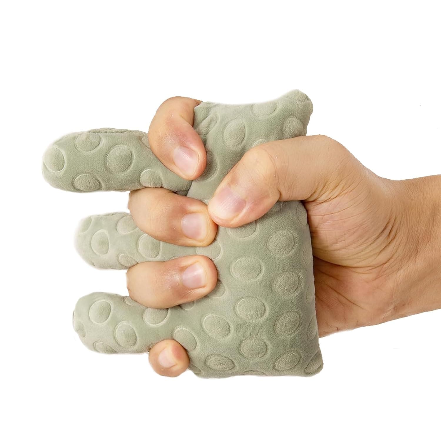 Hand Contracture Cushion Finger Separator Protector Aid For Skin Breakdown Palm Grip Hand With Elastic Band Orthosis Anti Stick Rehabilitation Training For Elderly Bedridden Patient Healthy Care Tool