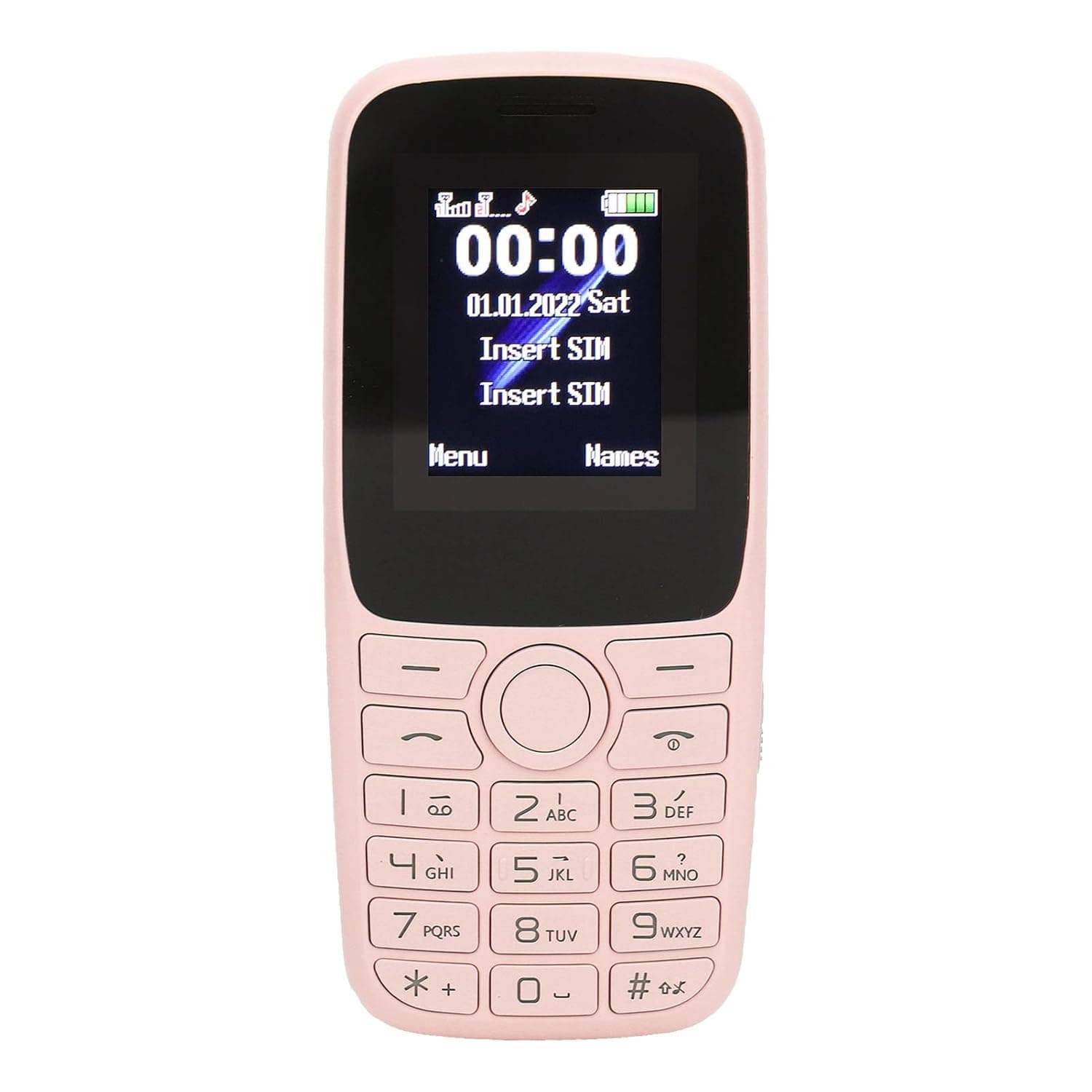 2G Senior Cell Phone, Unlocked Mobile Phone with 2.4 Inch HD Screen, Easy to Use Big Font Big Speaker Big Battery Dual Card Calling Basic Phone for Elderly (Pink)