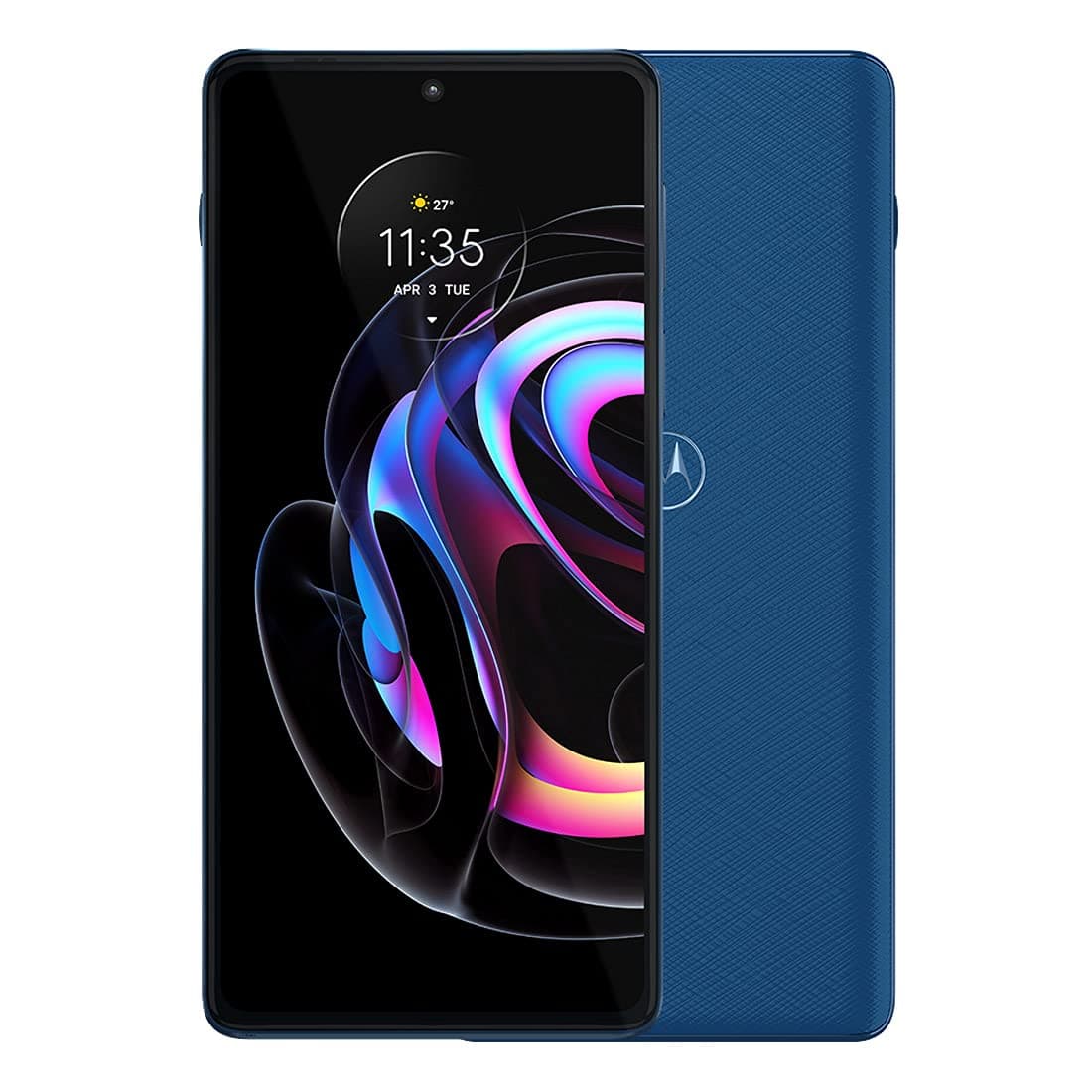 Motorola Edge 20 Pro 5G Dual-SIM 256GB ROM + 12GB RAM (GSM Only | No CDMA) Factory Unlocked 5G Smart Phone (Indigo Vegan Leather) - International Version
