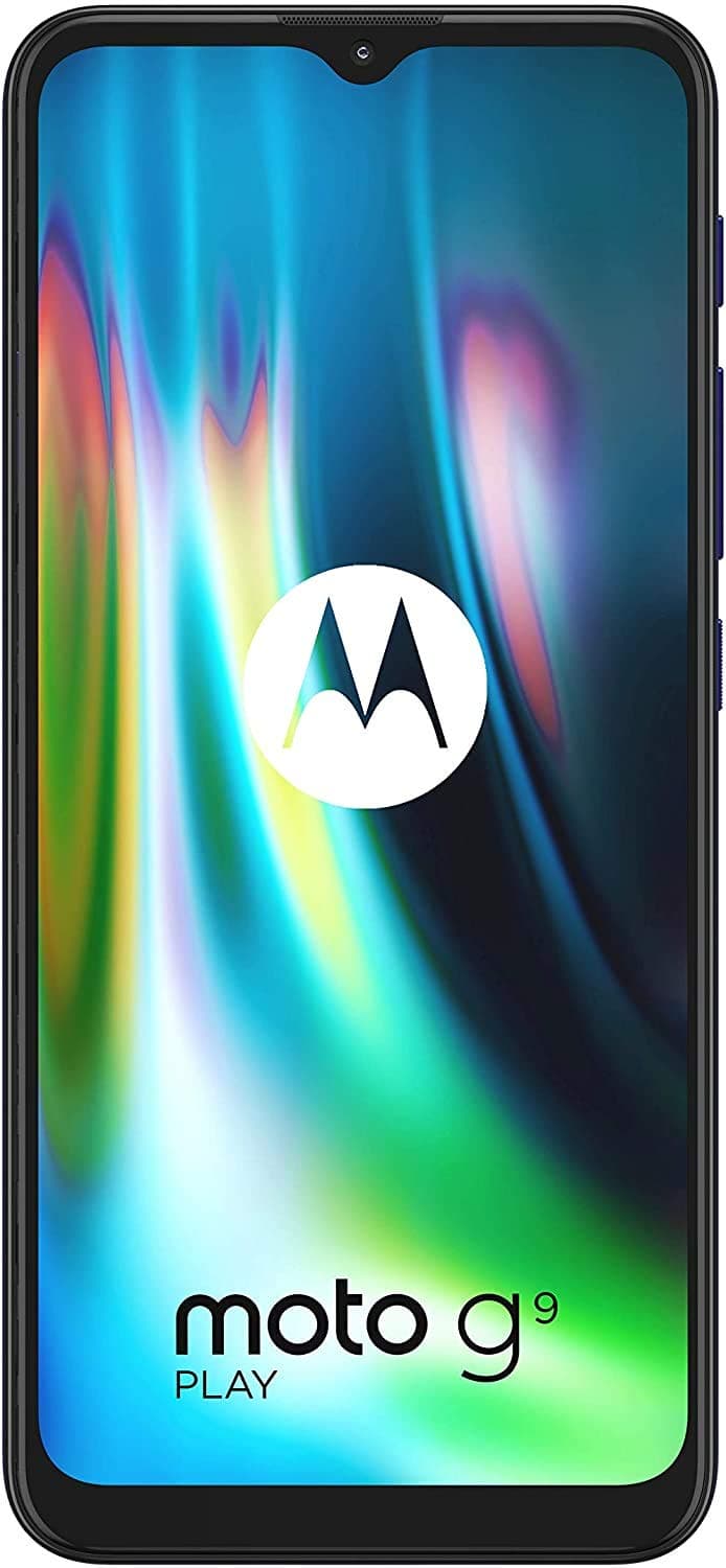 Moto G9 Play, 128GB ROM, 4GB RAM, Sapphire Blue - Amazon Exclusive