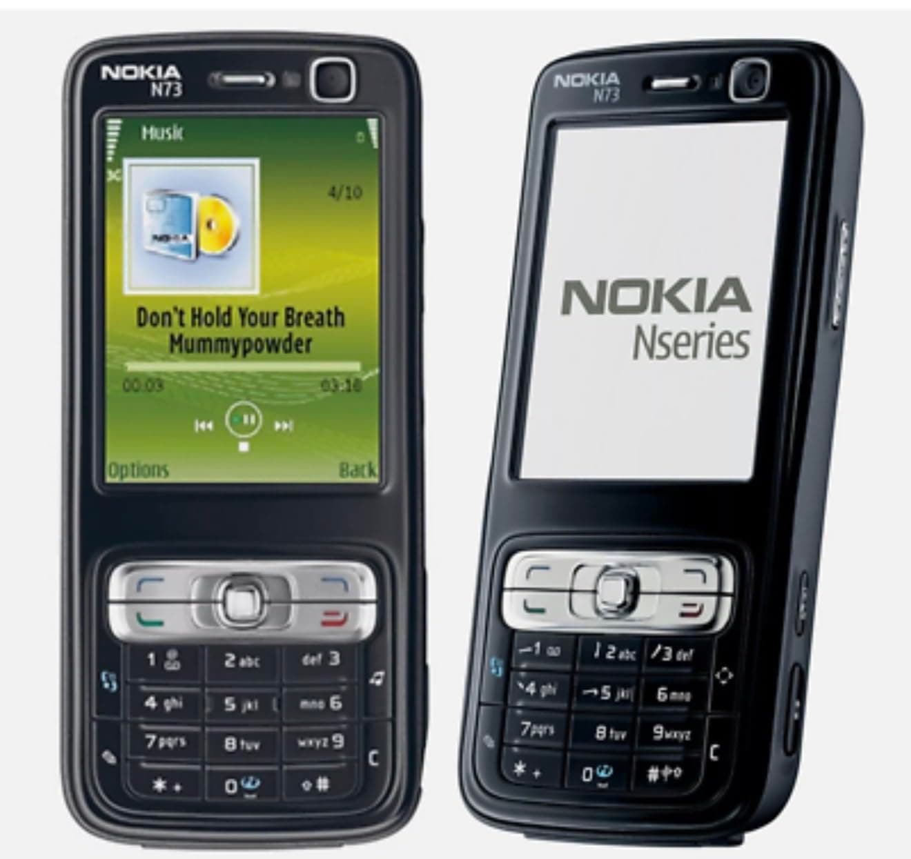 N73 (42MB, 3G, Black), Single SIM
