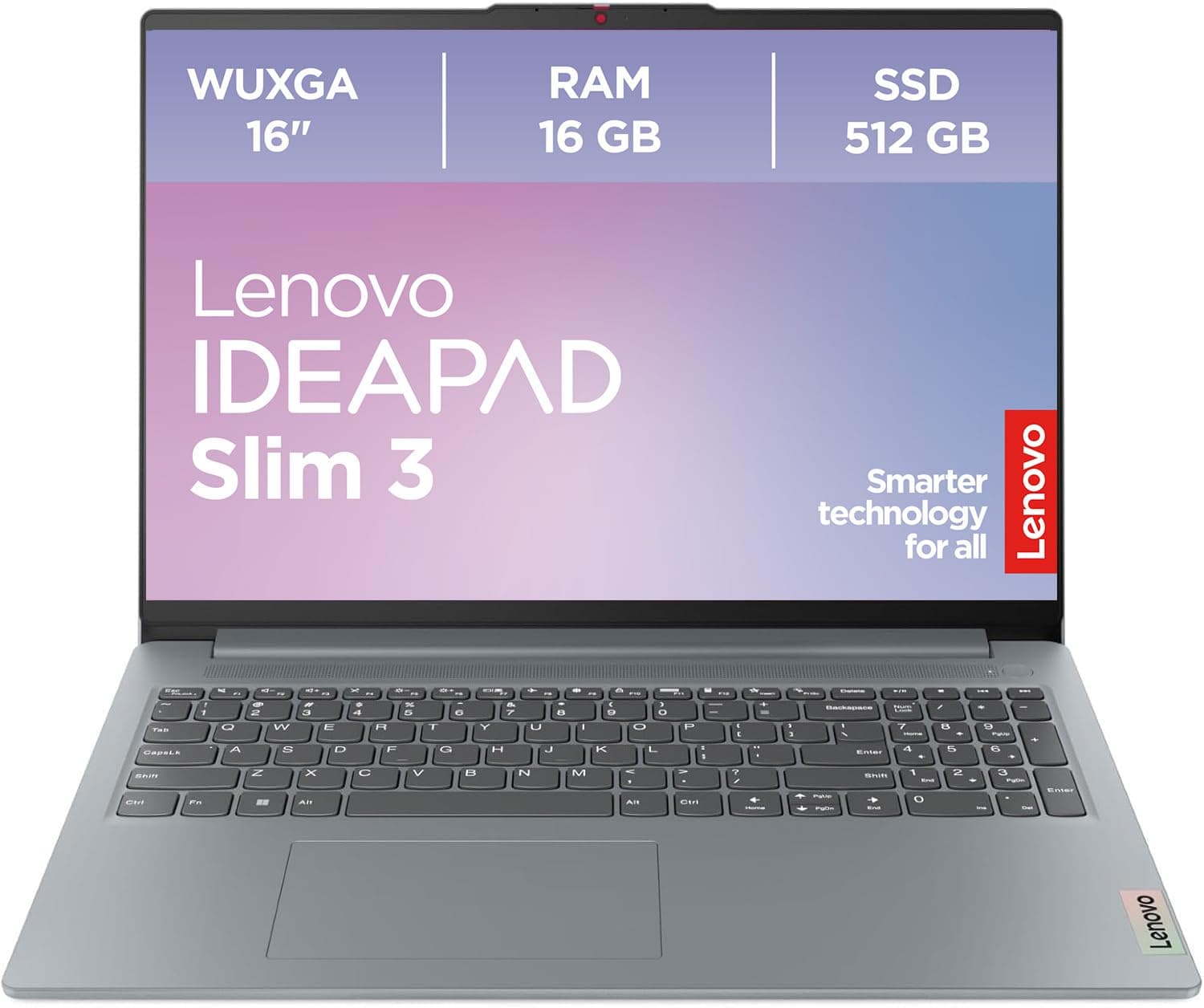 Lenovo IdeaPad Slim 3i Notebook | 14" WUXGA Display | Intel Core i5 13420H | 16GB RAM | 512GB SSD | Intel UHD Graphics | Win11 | QWERTZ | Luna Grey | 3 Months Premium Care