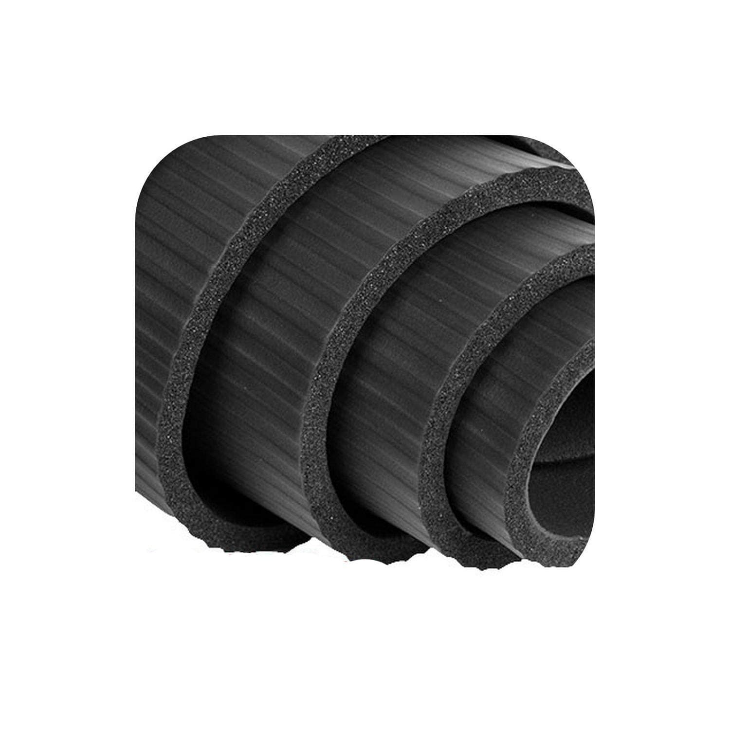 Yoga Mat Thick Yoga Mats | 10mm NBR Thickened Non-Slip Yoga Mats Tear Resistant NBR Fitness Mats Exercise Sports Gym Pilates Pads With Anti Slip Yoga Mat (Color: Black, Size: Size)